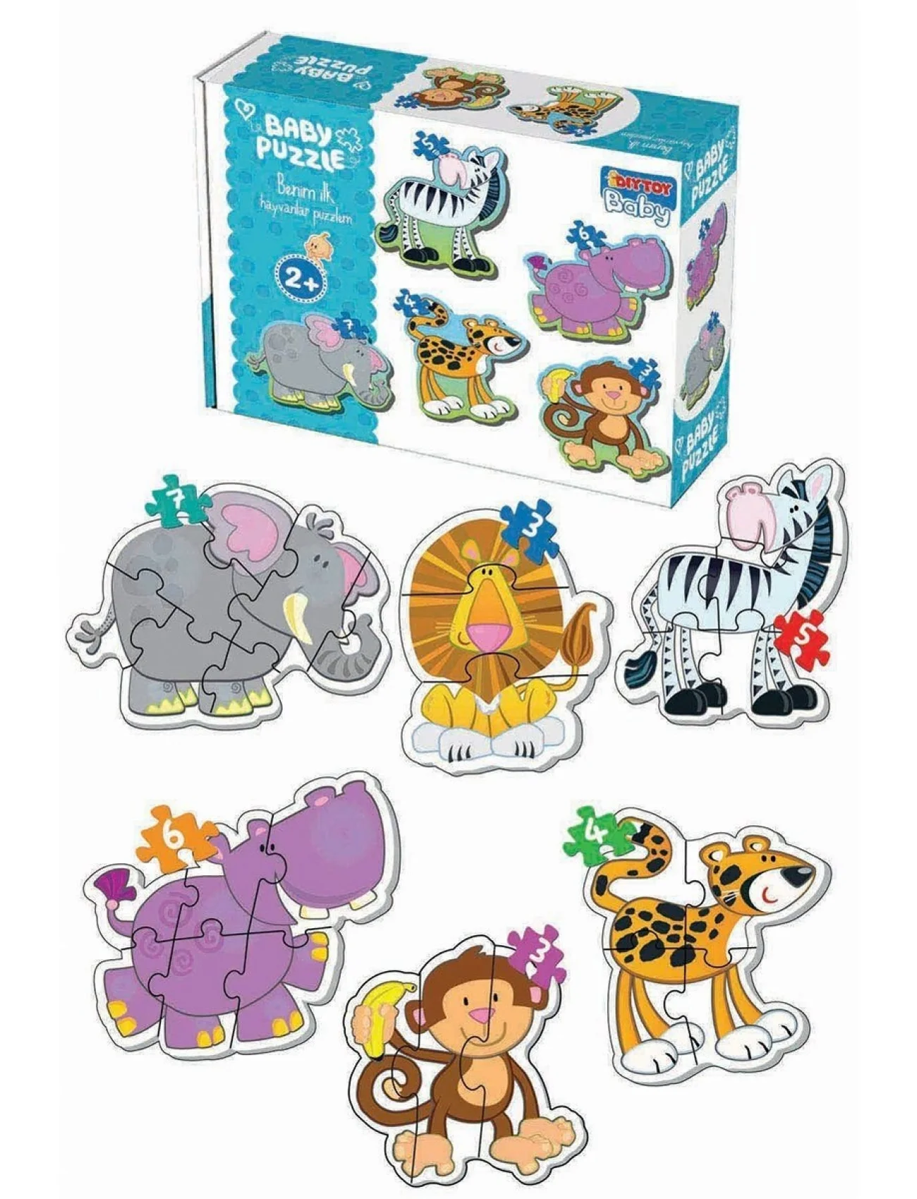 1703 BABY PUZZLE BENİM İLK HAYVANLAR PUZZLEM