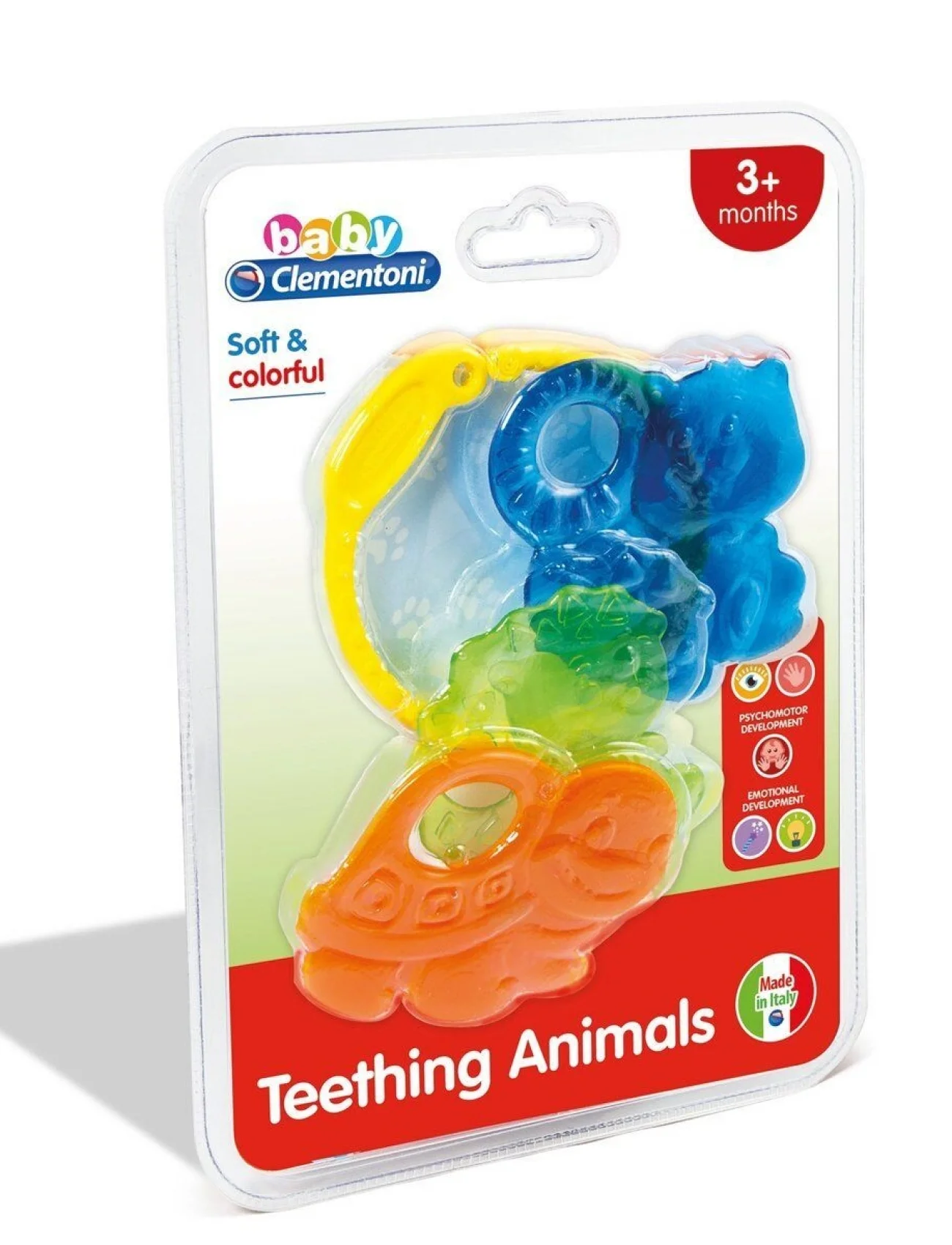 17061 Baby Clementoni - Renkli Hayvanlar Dişlik +3 ay