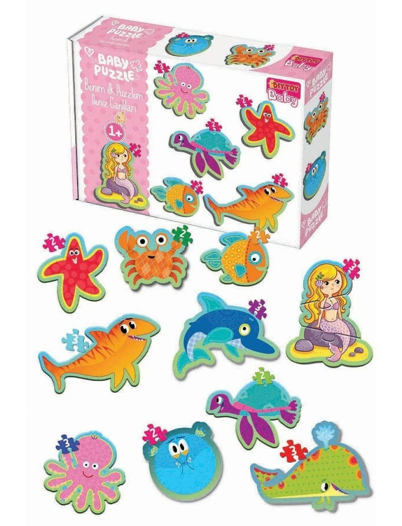 1710 BABY PUZZLE BENİM İLK PUZZLEM DENİZ CANLILARI