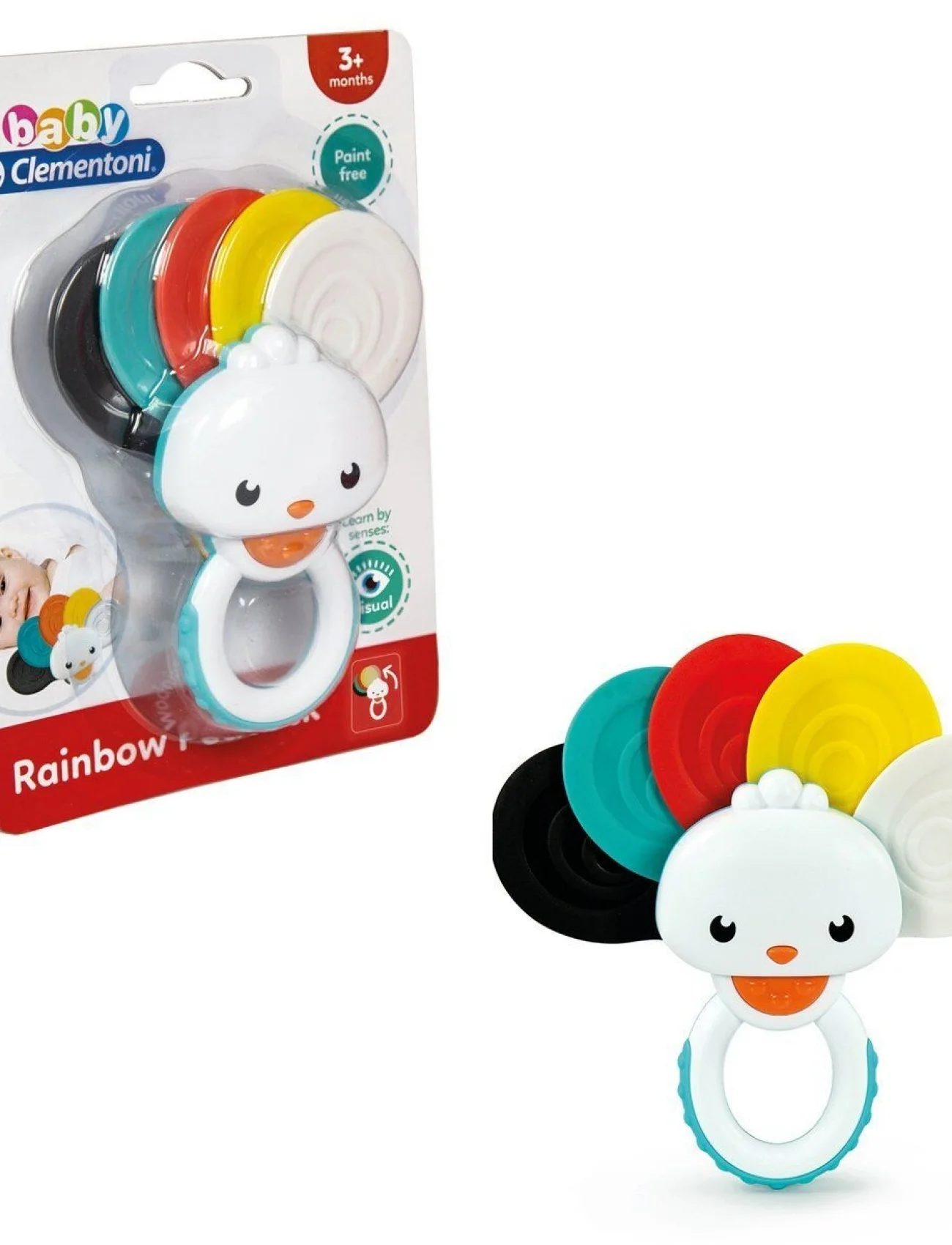 17325 Baby Clementoni - Gökkuşağı Çıngırak +3 ay