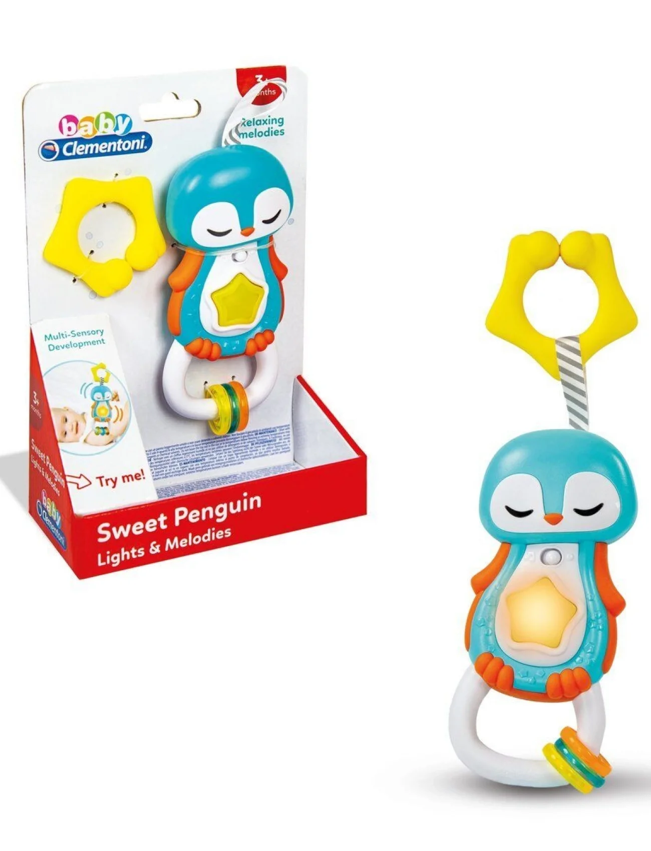 17331 Baby Clementoni - İnteraktif Penguen Oyuncak +6 ay