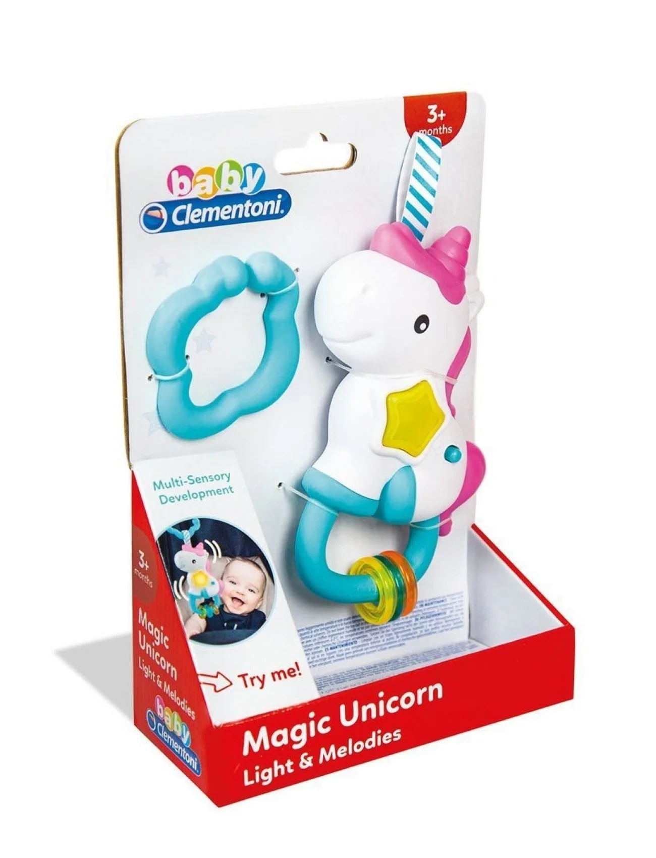 17333 Baby Clementoni - İnteraktif Unicorn Oyuncak +6 ay