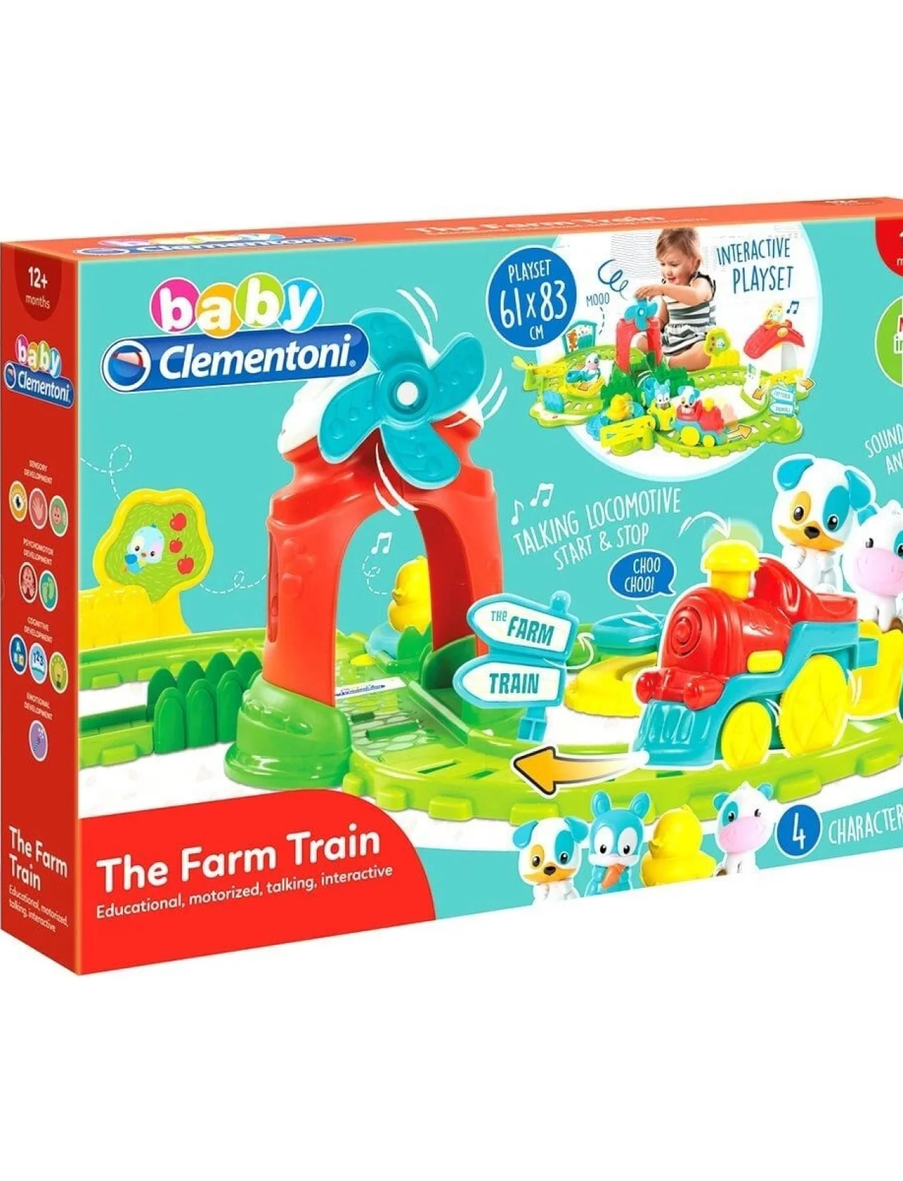 17385 Baby Clementoni Çiftlik Treni / +12 ay
