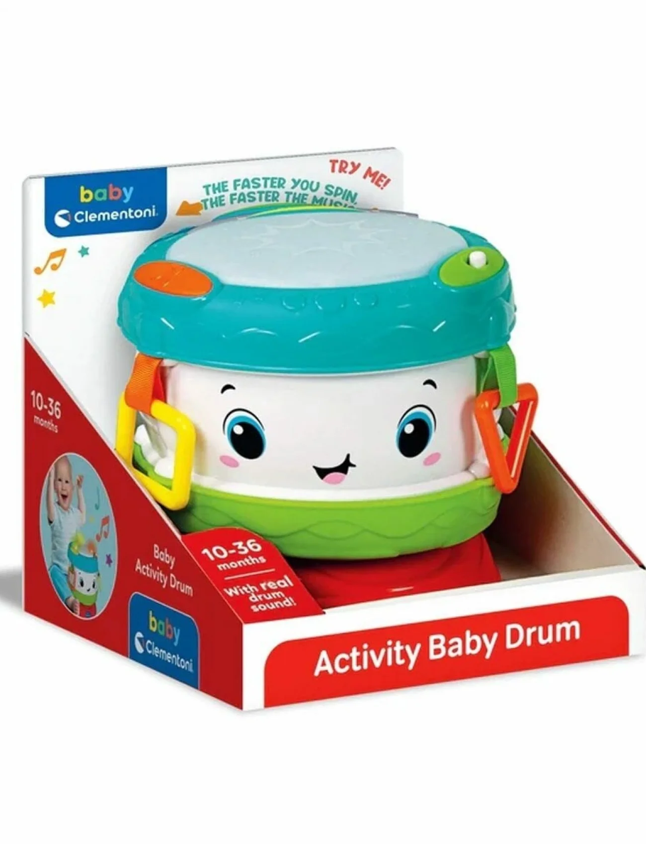 17409 Baby Clementoni - Aktiviteli Bebek Davulu