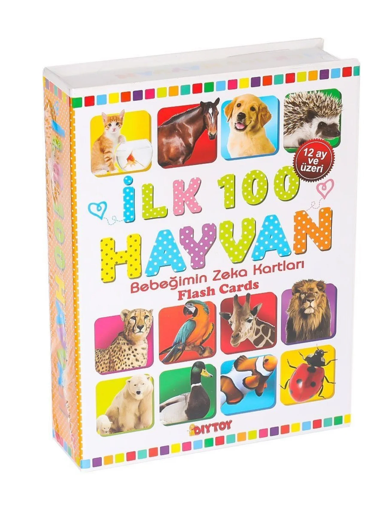 1741 FLASH CARD İLK 100 HAYVANLAR EĞİTİCİ KARTLAR