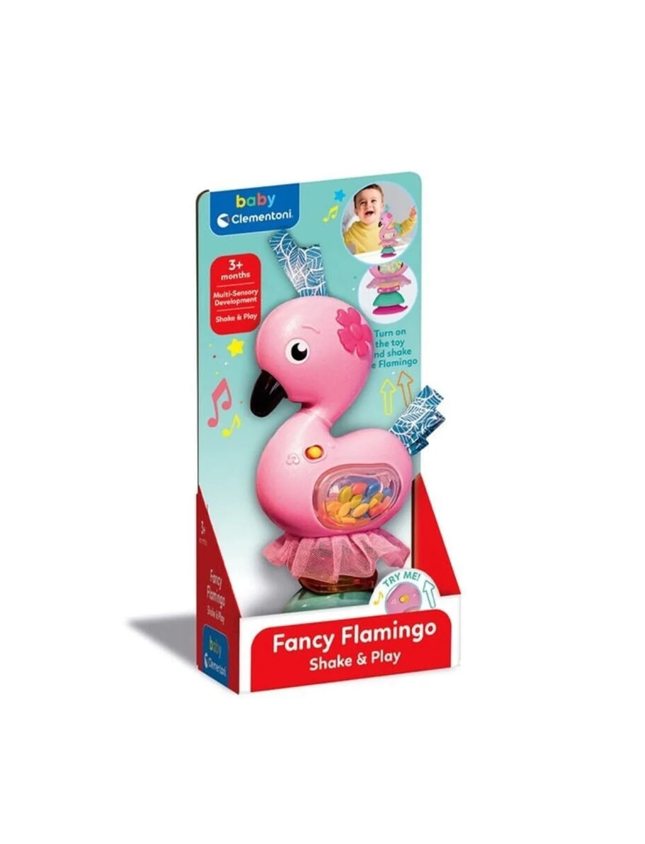 17492 Baby Clementoni - İnteraktif Flamingo Oyuncak