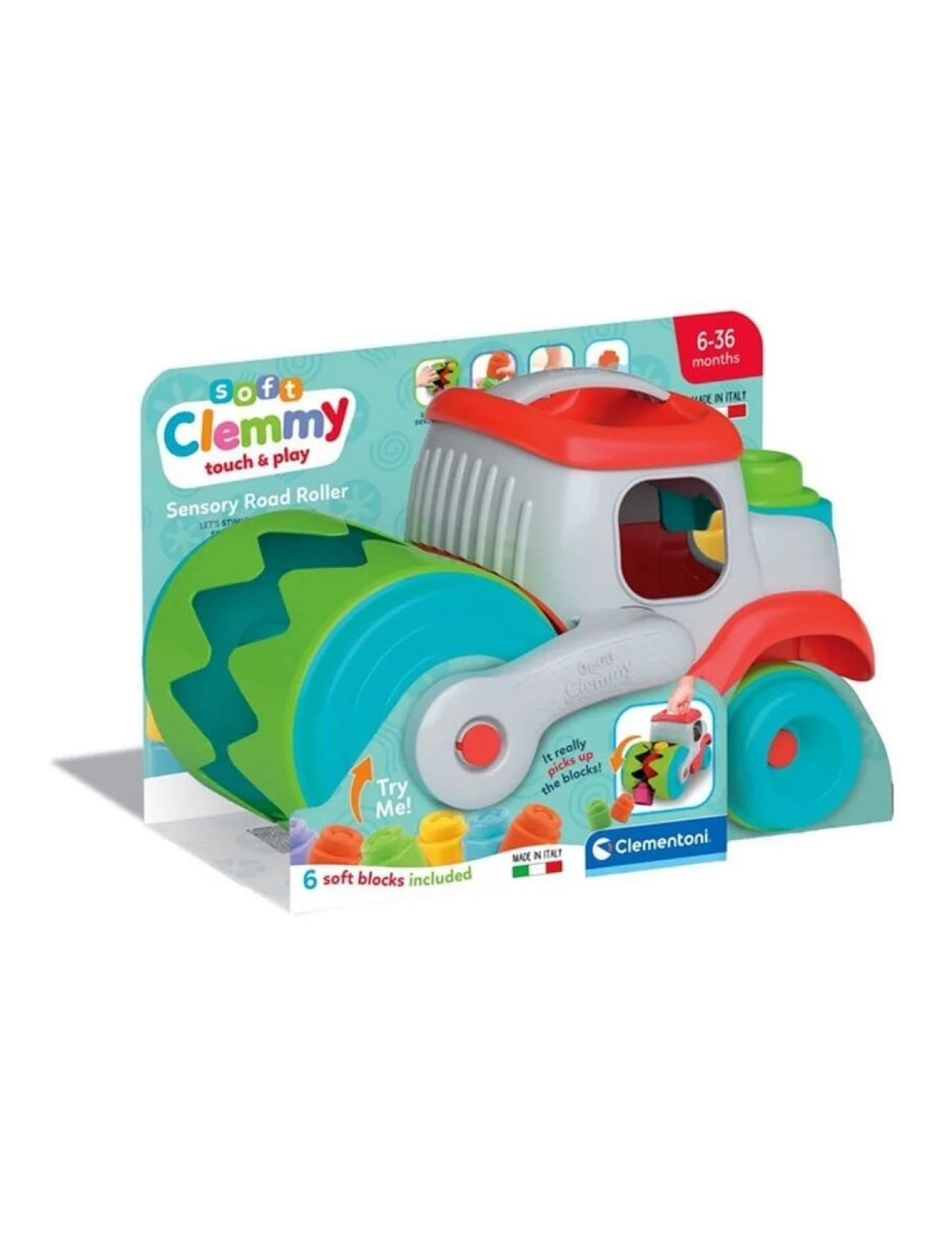 17495 Soft Clemmy - Yumuşak Blok Duyusal Silimdir Kamyon 6-36 ay