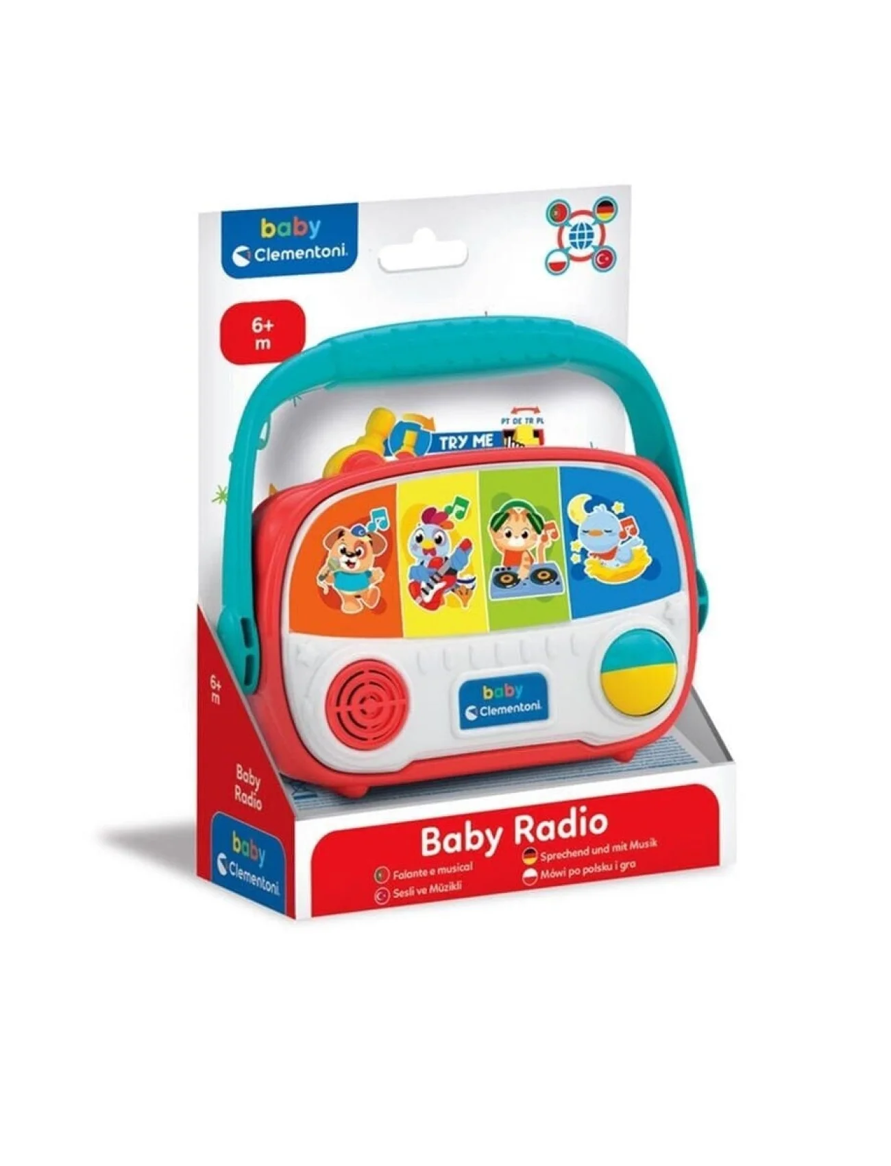 17525 Baby Clementoni - Bebek Radyosu +6 ay