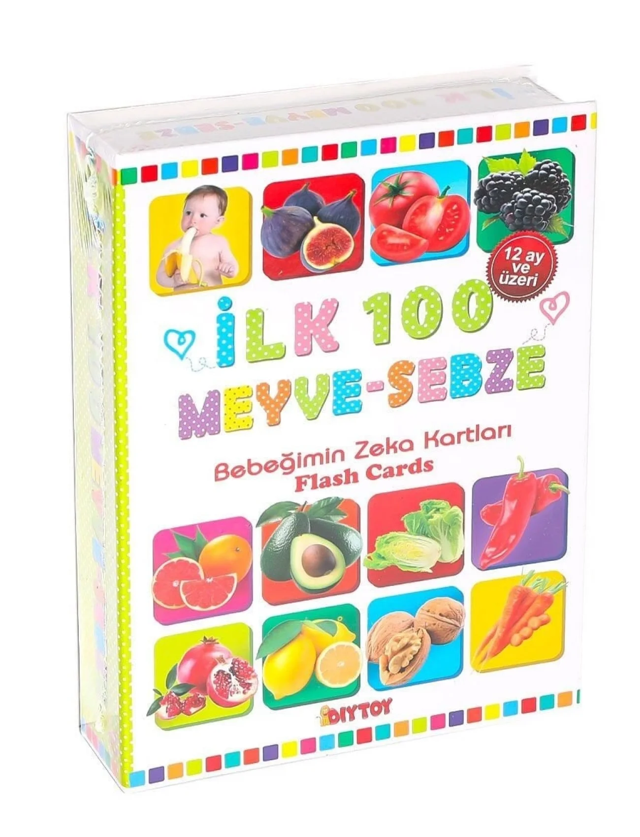 1765 FLASH CARD İLK 100 MEYVELER EĞİTİCİ KARTLAR