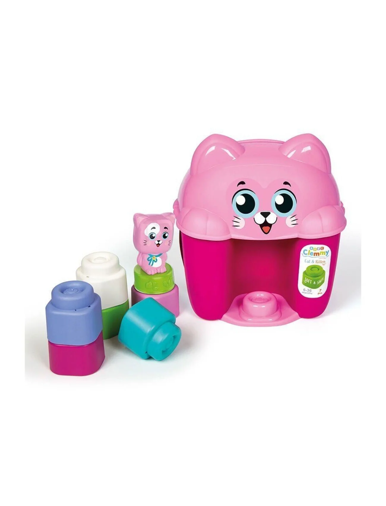 17768 Soft Clemmy - Yumuşak Blok Kova Seti Kedicik 6-36 ay