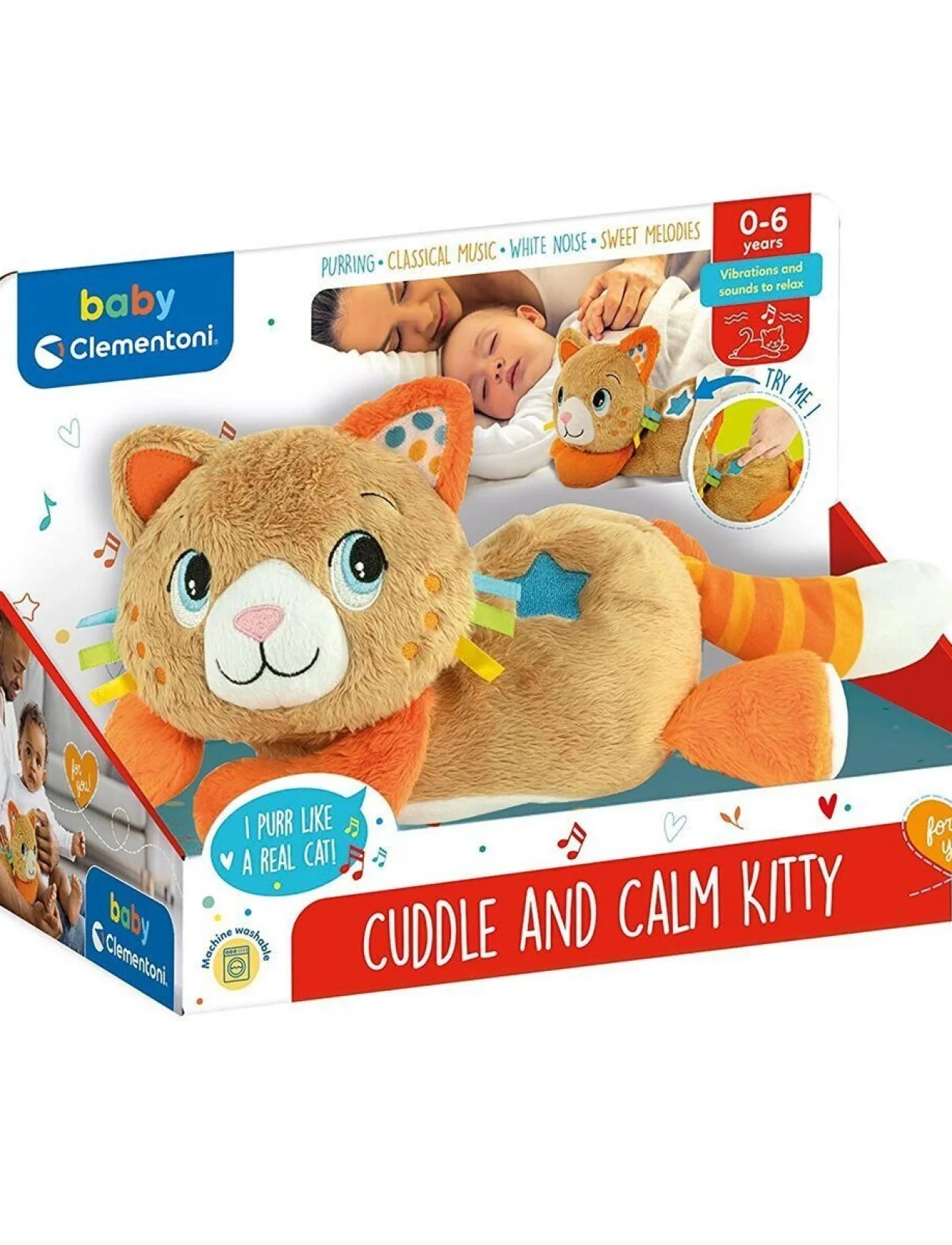 17771 Baby Clementoni - Uyku Arkadaşı Kedicik