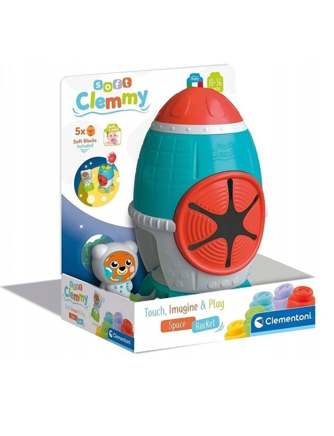 17806 Soft Clemmy - Yumuşak Blok Duyusal Roket - 5 parça 10-36 ay