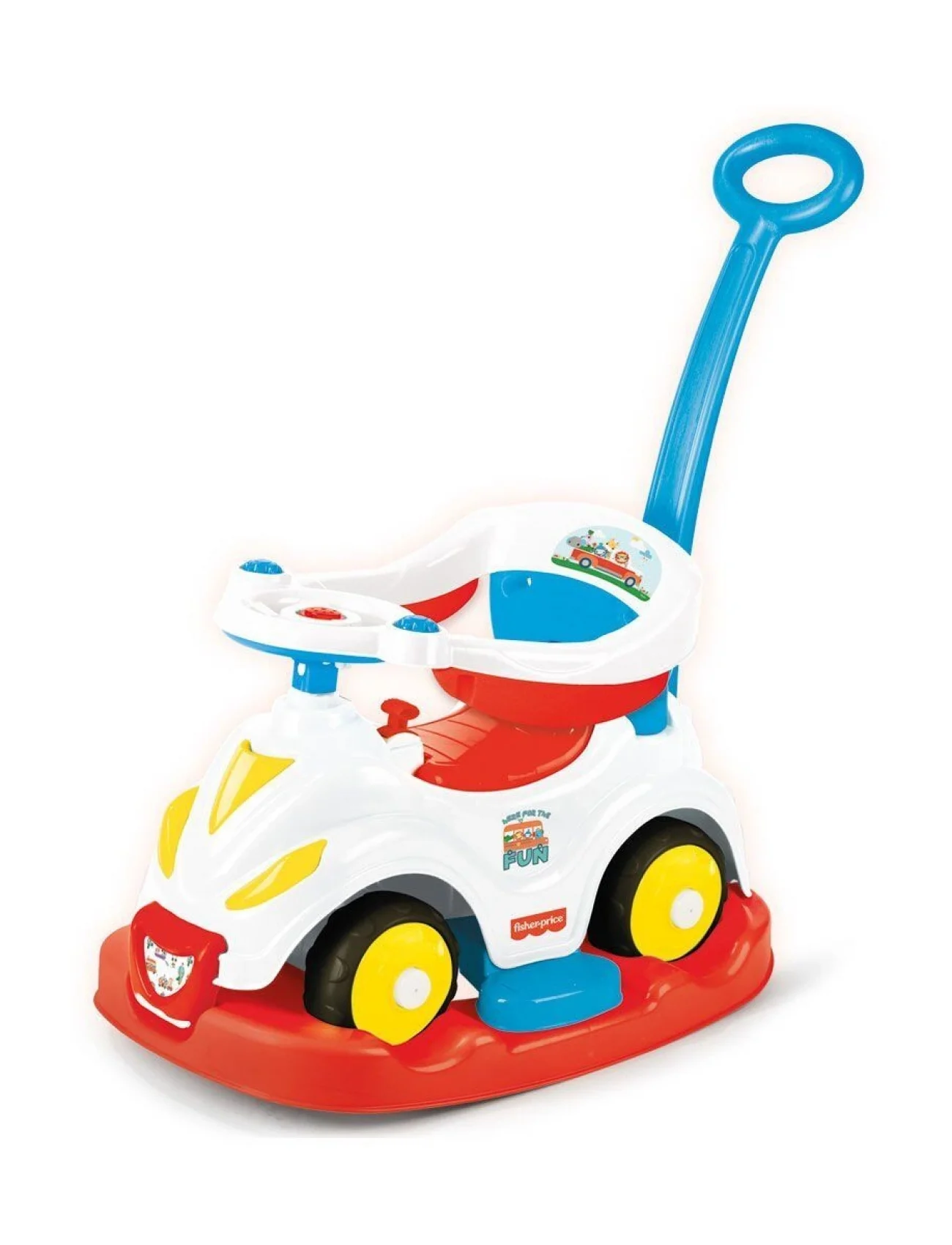 1812 Fisher Price Smile Araba 4ü 1 Arada