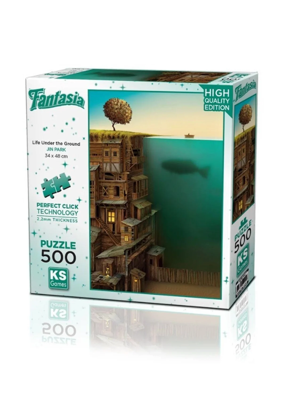 20045 Yer Altında Yaşam 500 Parça Puzzle -KS Puzzle