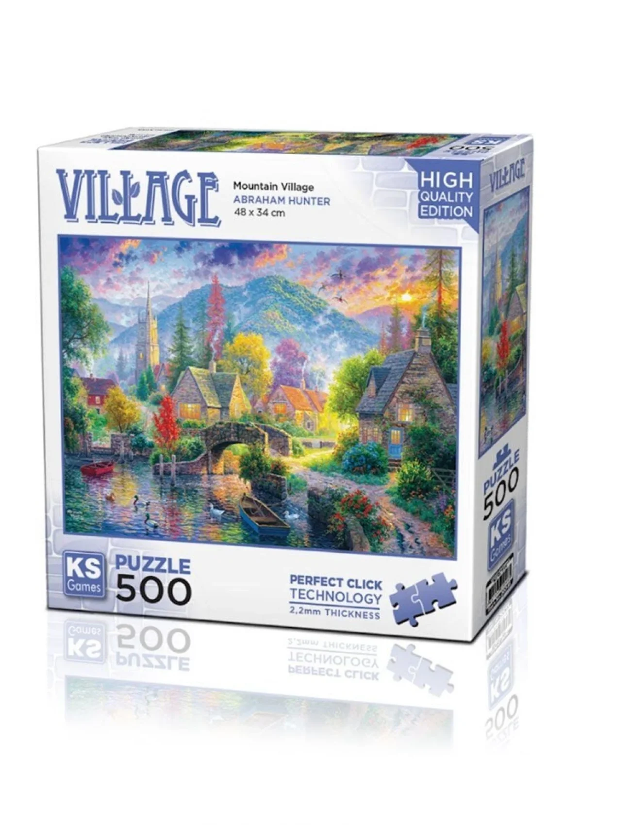20046 Mountain Village 500 Parça Puzzle -KS
