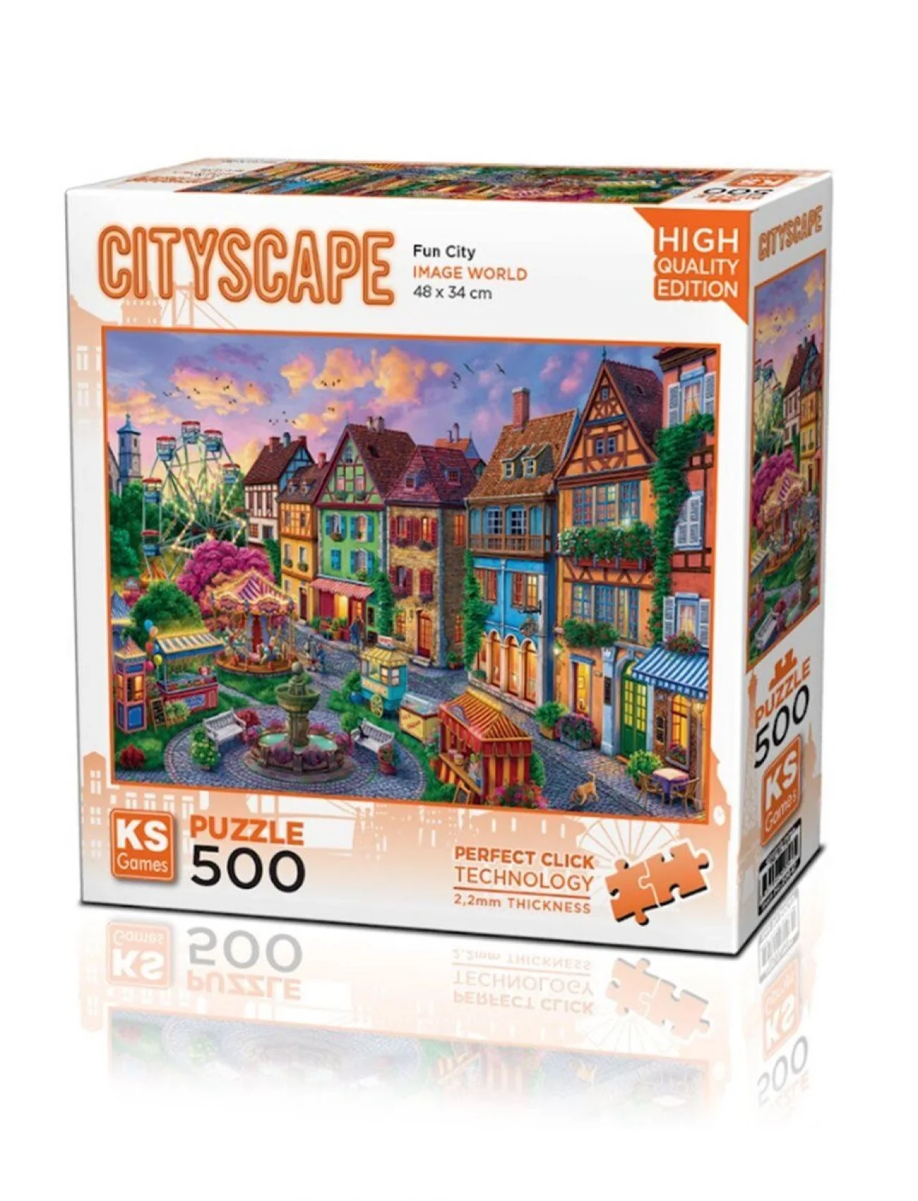 20047 Fun City 500 Parça Puzzle -KS