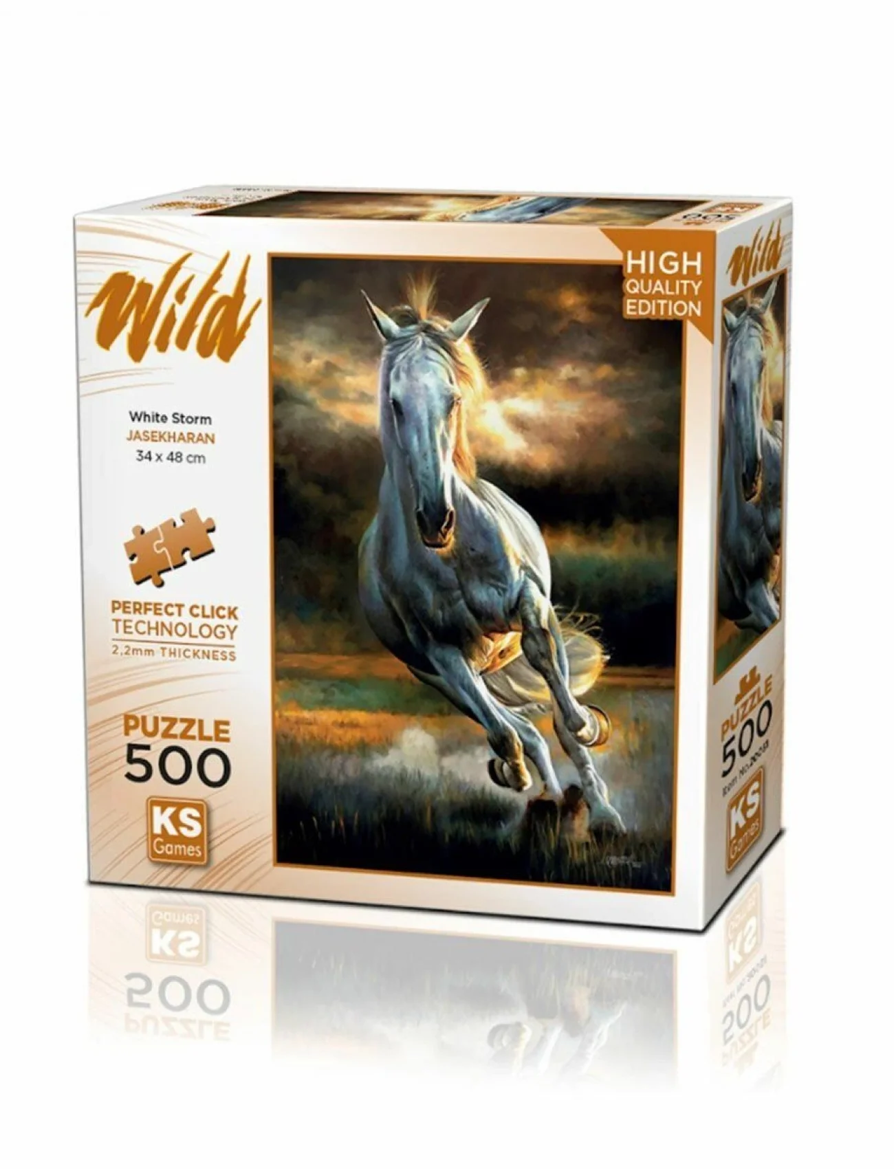 20051  White Storm 500 Parça Puzzle -KS Puzzle