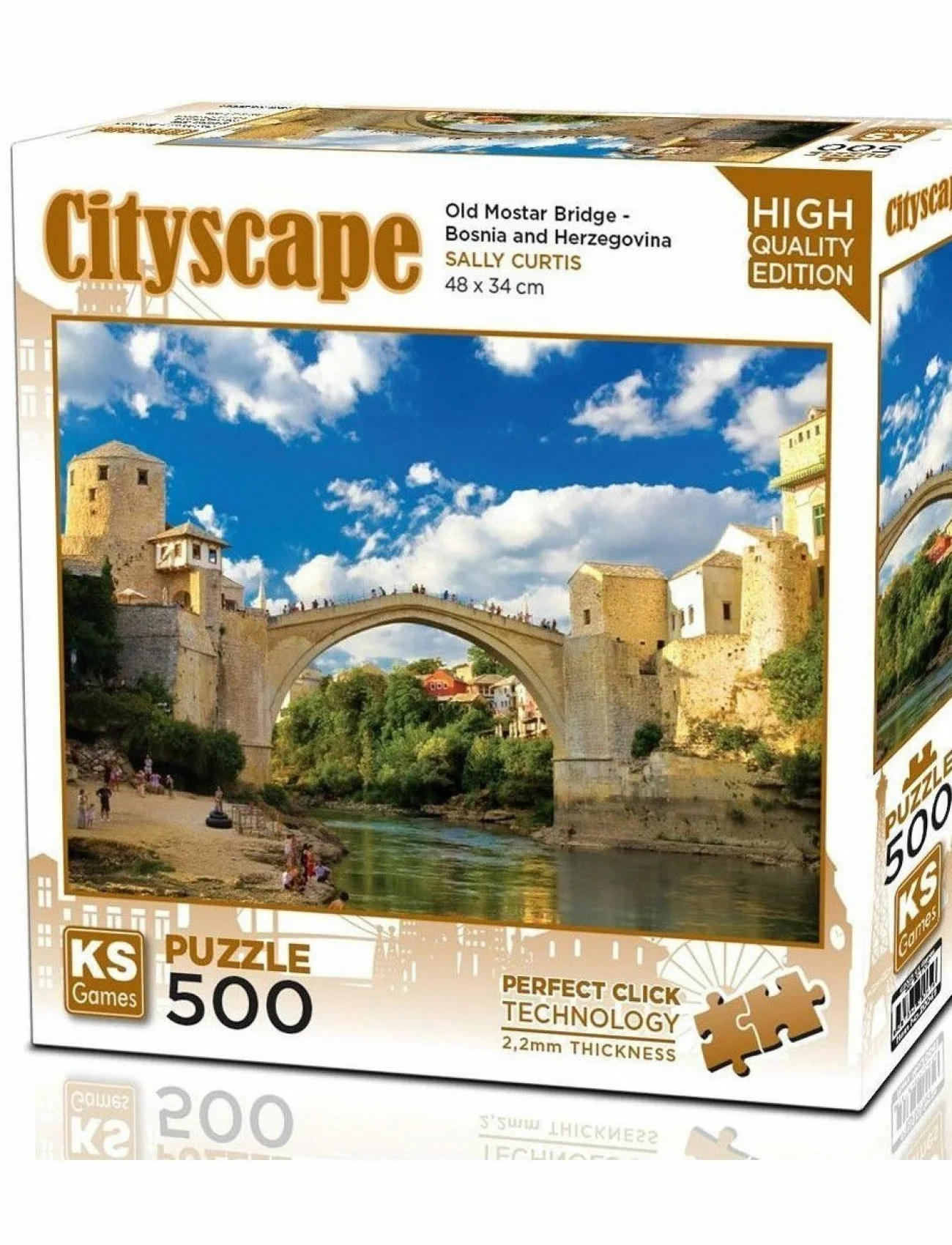 20061 Old Mostar Bridge Bosna Hersek 500 Parça Puzzle