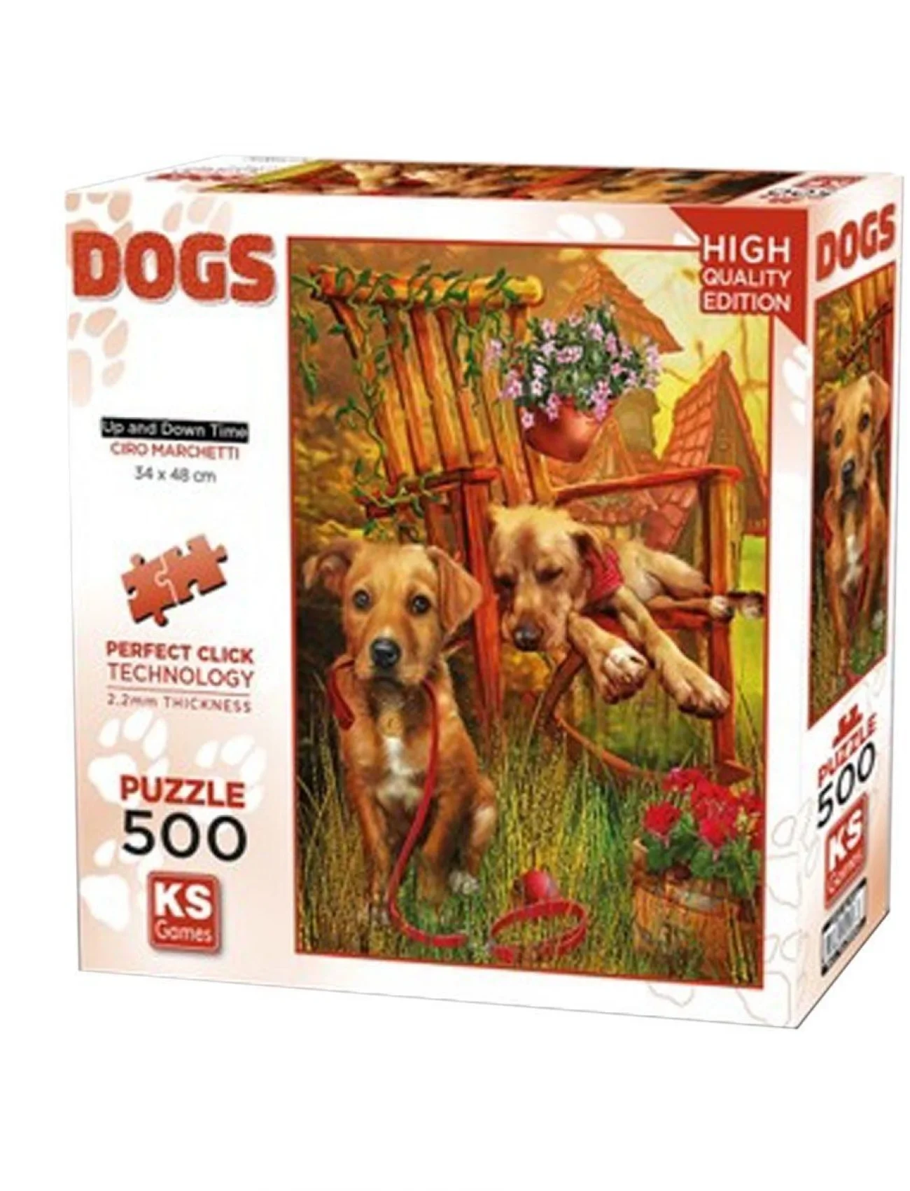 20067 Up And Down Time 500 Parça Puzzle -KS Puzzle