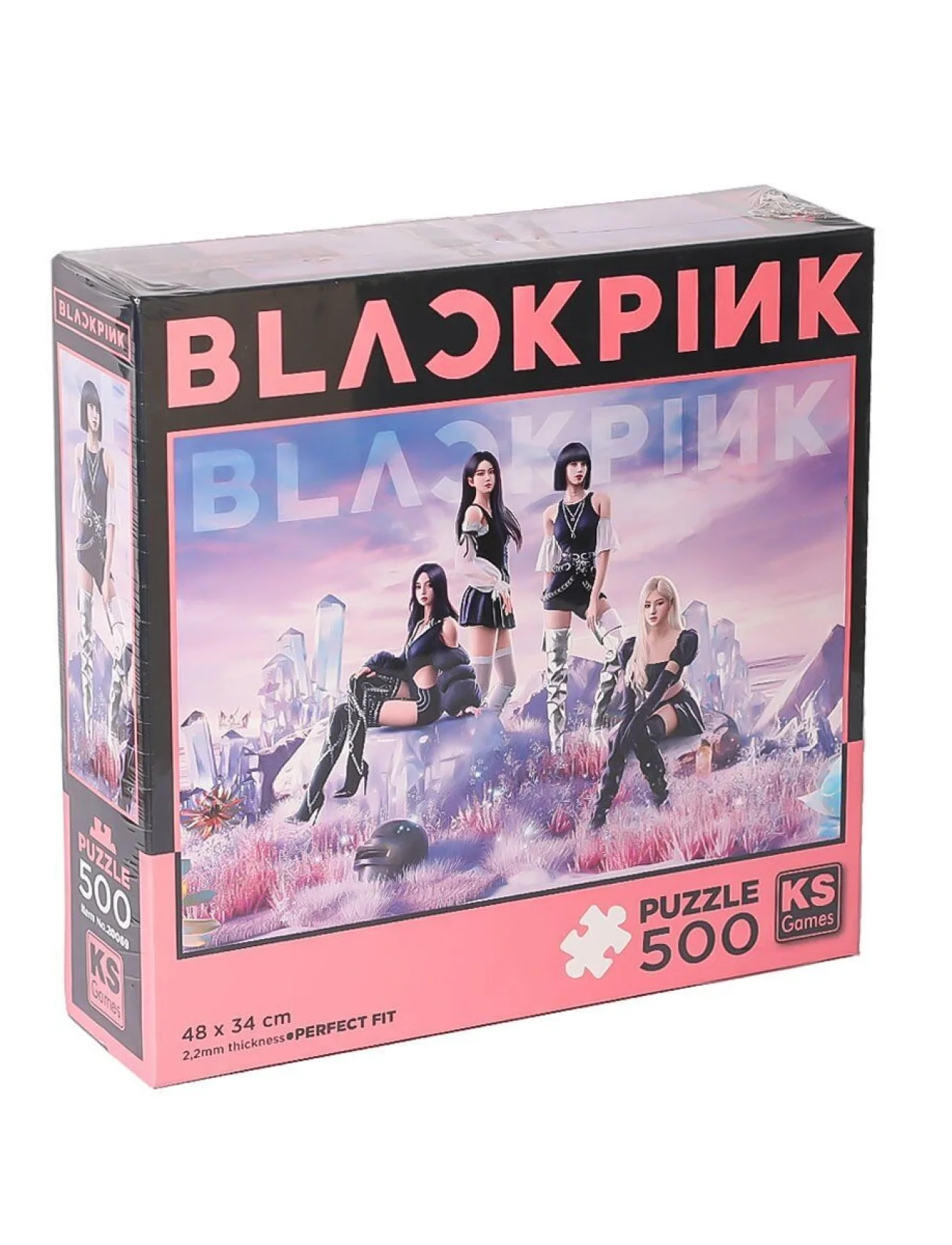 20069 Black Pink 500 Parça Puzzle