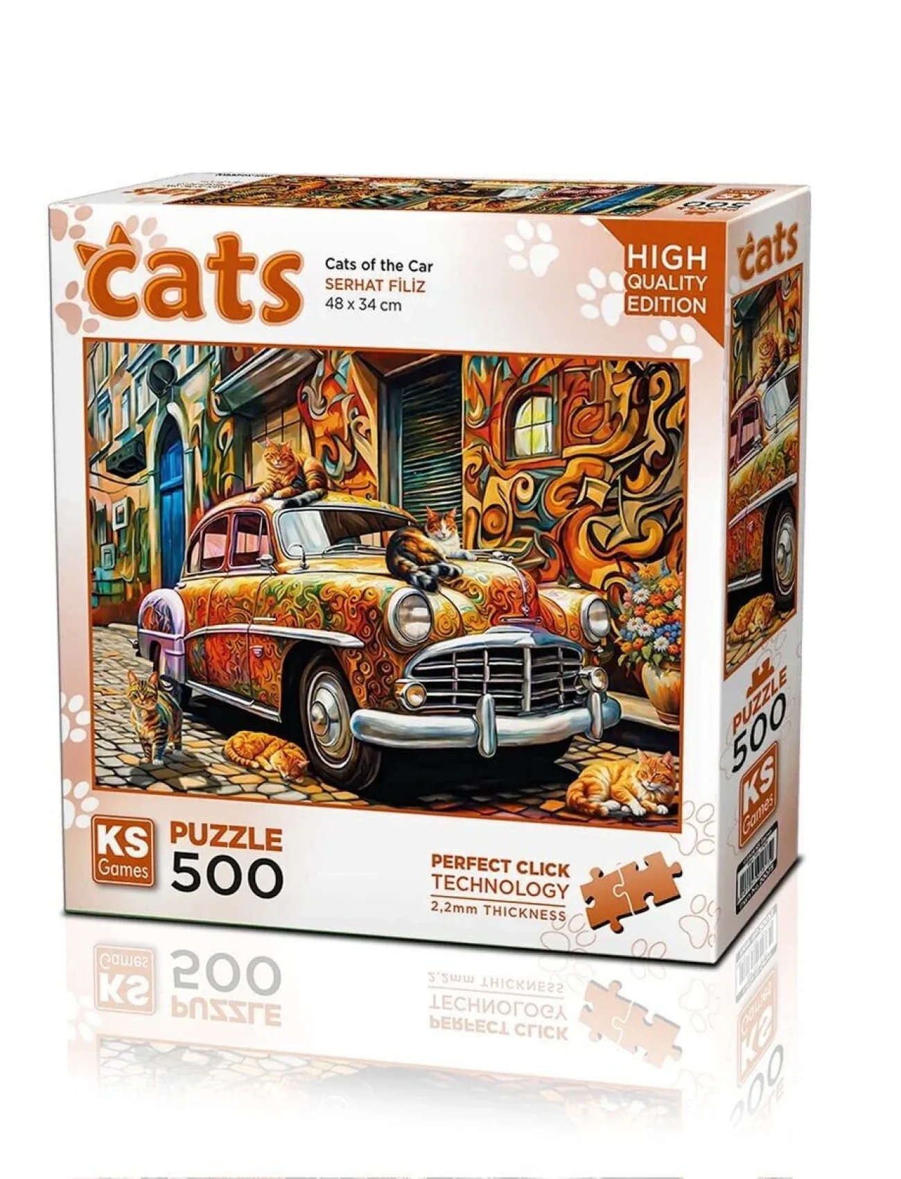 20073 PUZZLE 500 Cats Of The Car