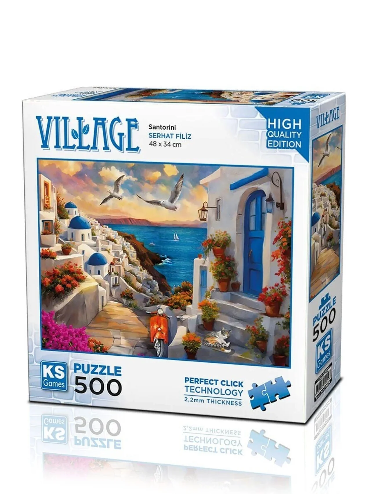 20074 PUZZLE 500 Santorini