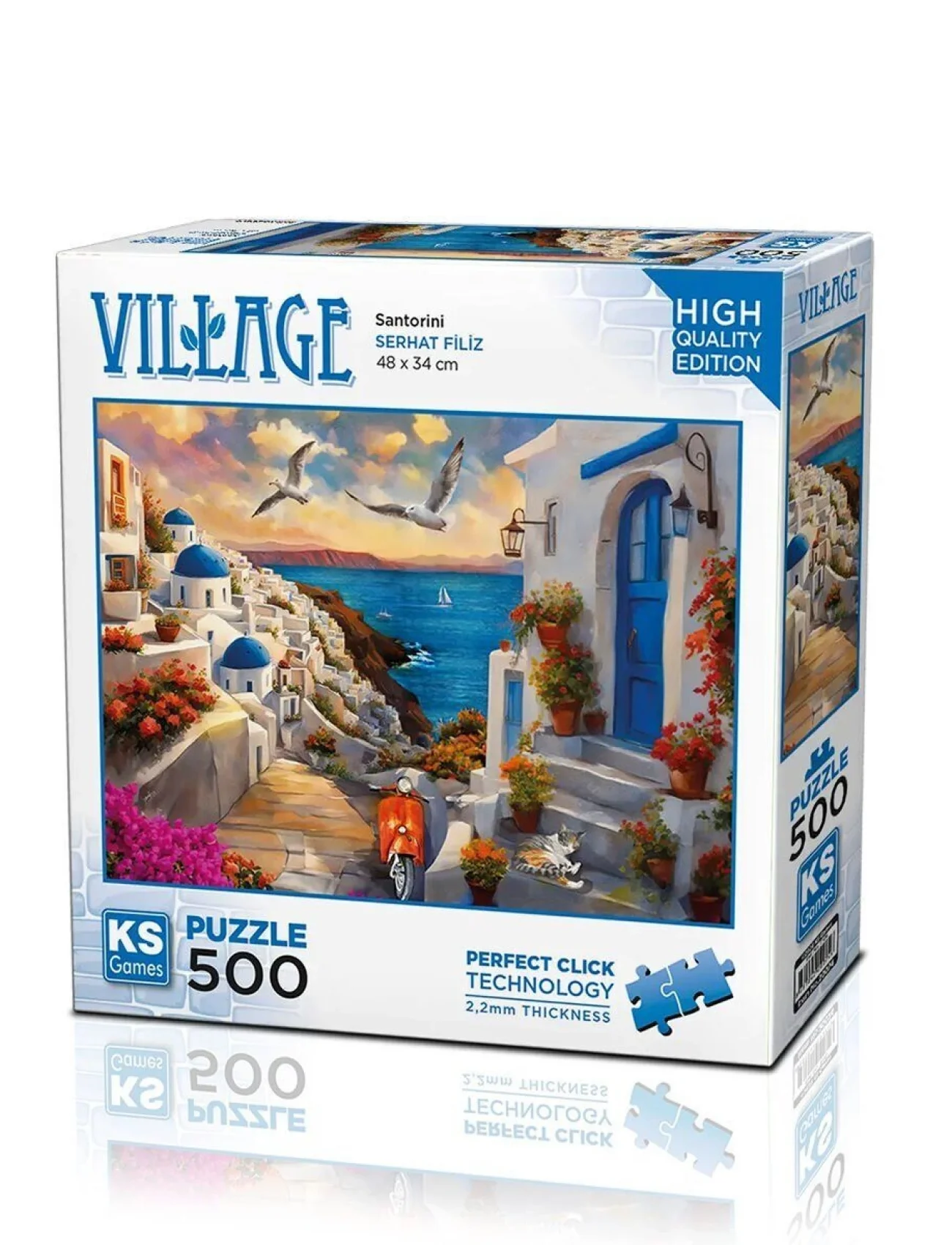 20074 PUZZLE 500 Santorini