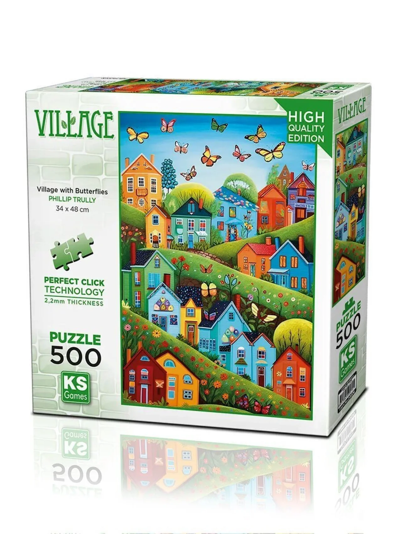 20079 PUZZLE 500 Village Tith Butterflies
