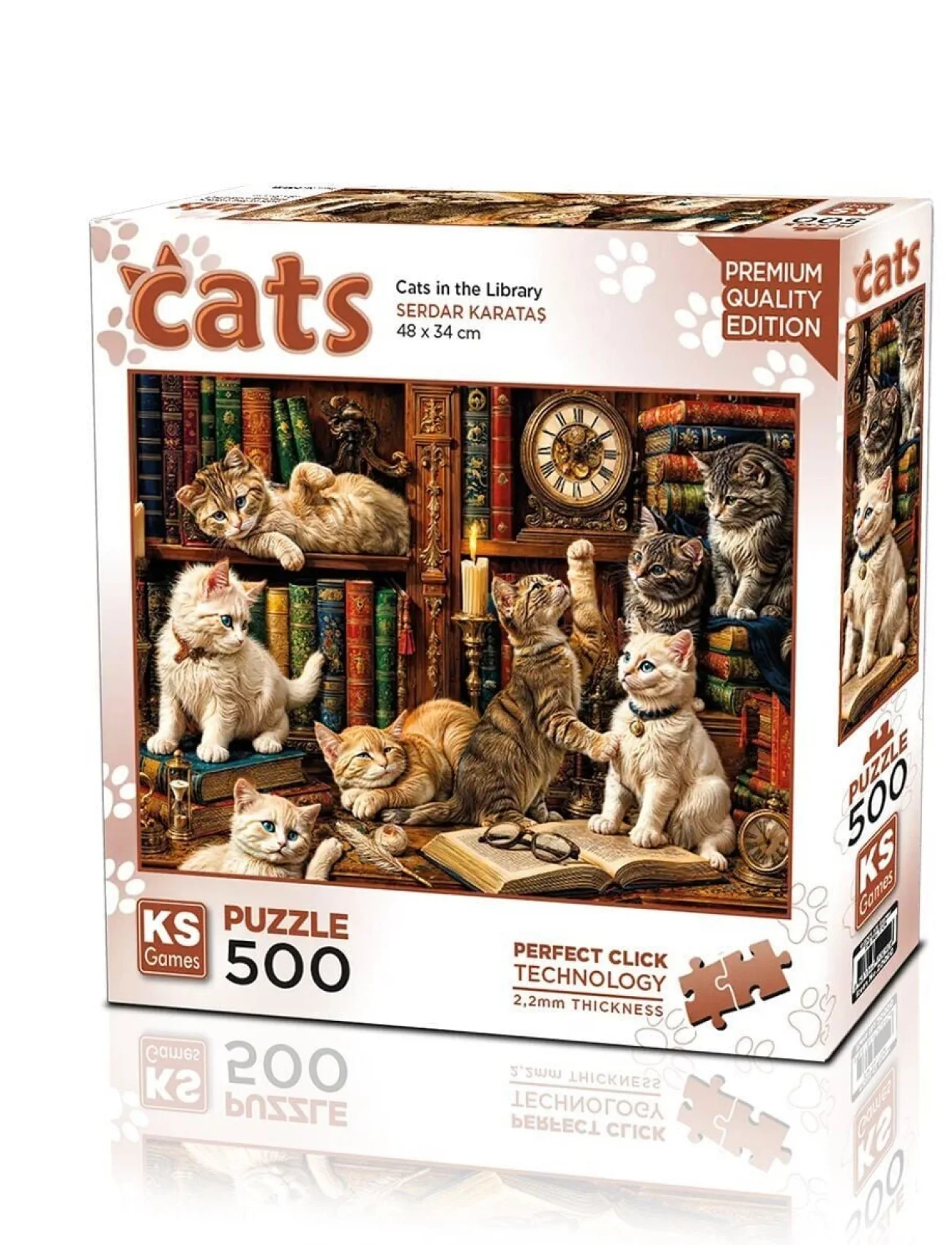 20090 PUZZLE 500 CATS İN THE LİBRARY