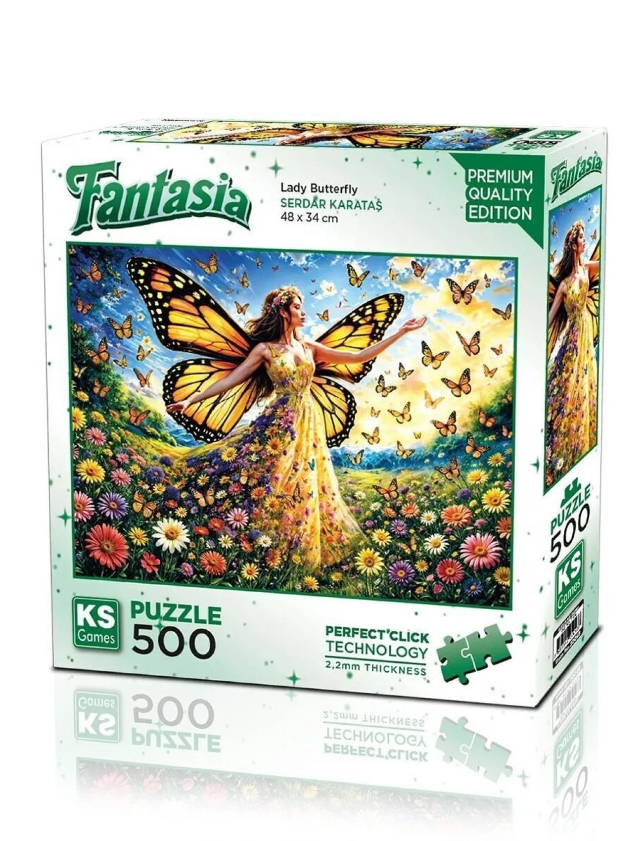 20093 PUZZLE 500 LADY BUTTERFLY