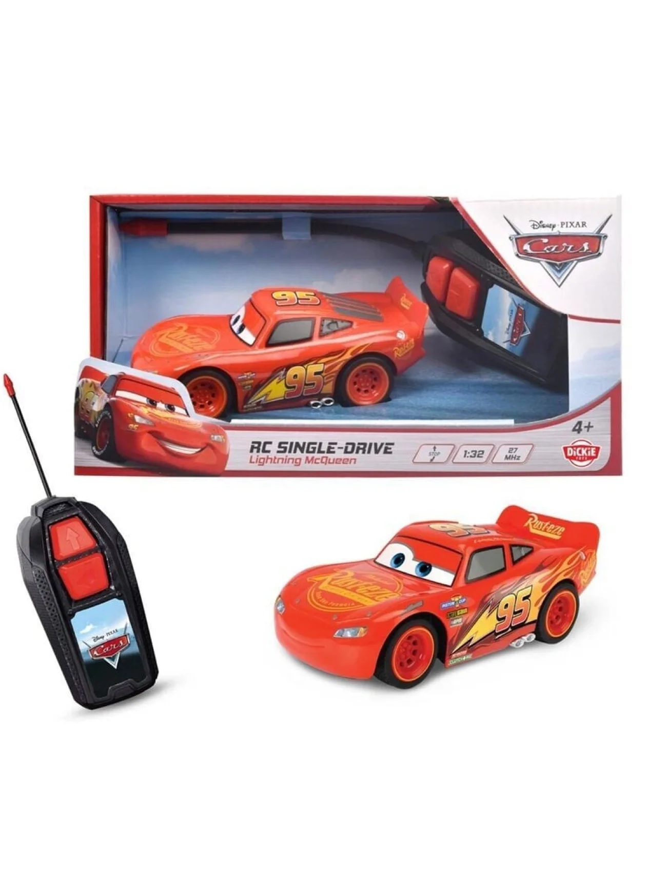 203081008 RC Cars Lightning McQueen 1:321 channel 27 MHz forward-straight