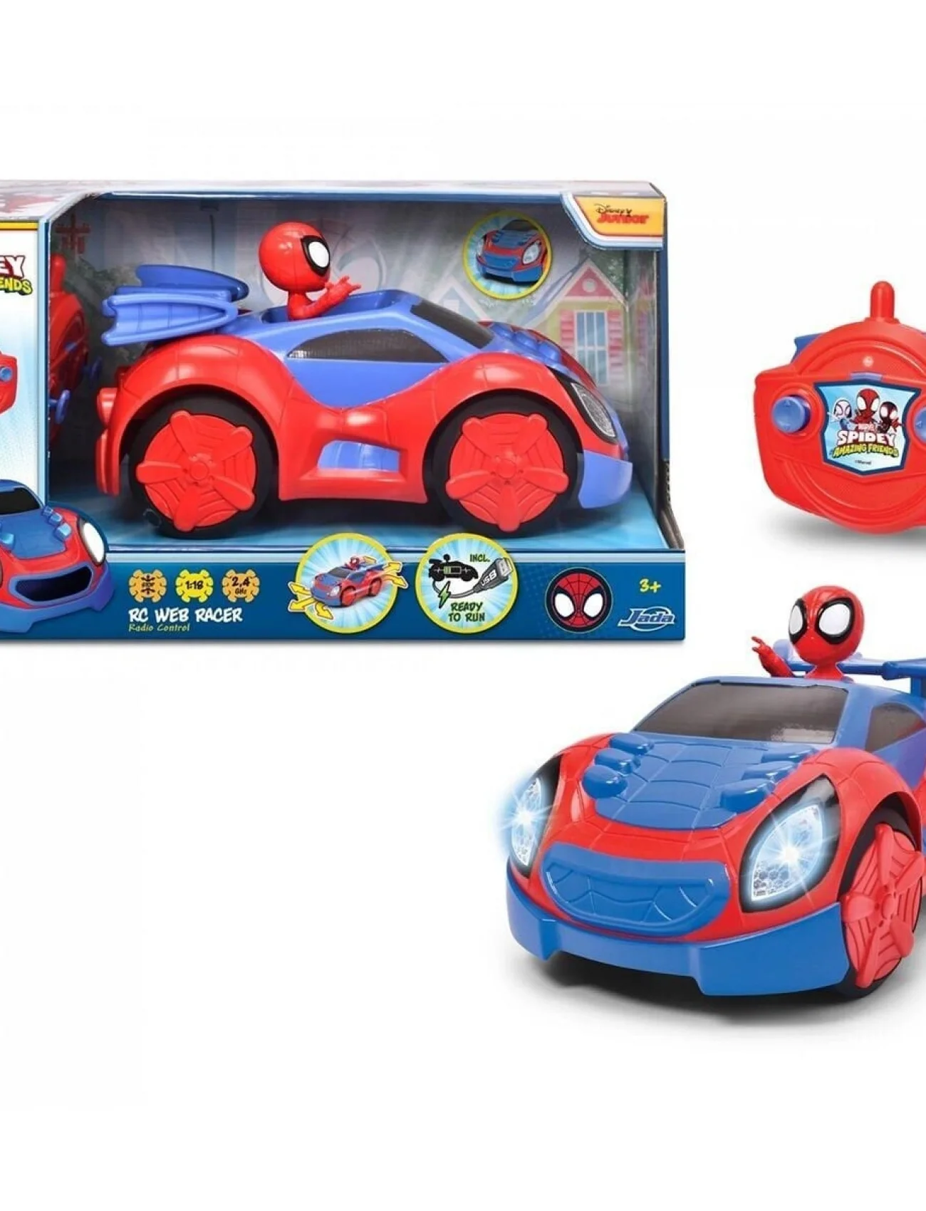 203225000 RC SPİDEY WEB RACER 1 18