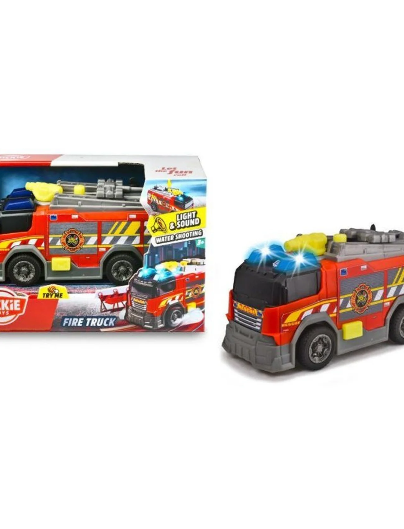203302028 Dickie, Sesli ve Işıklı İtfaiye Kamyonu 15 cm