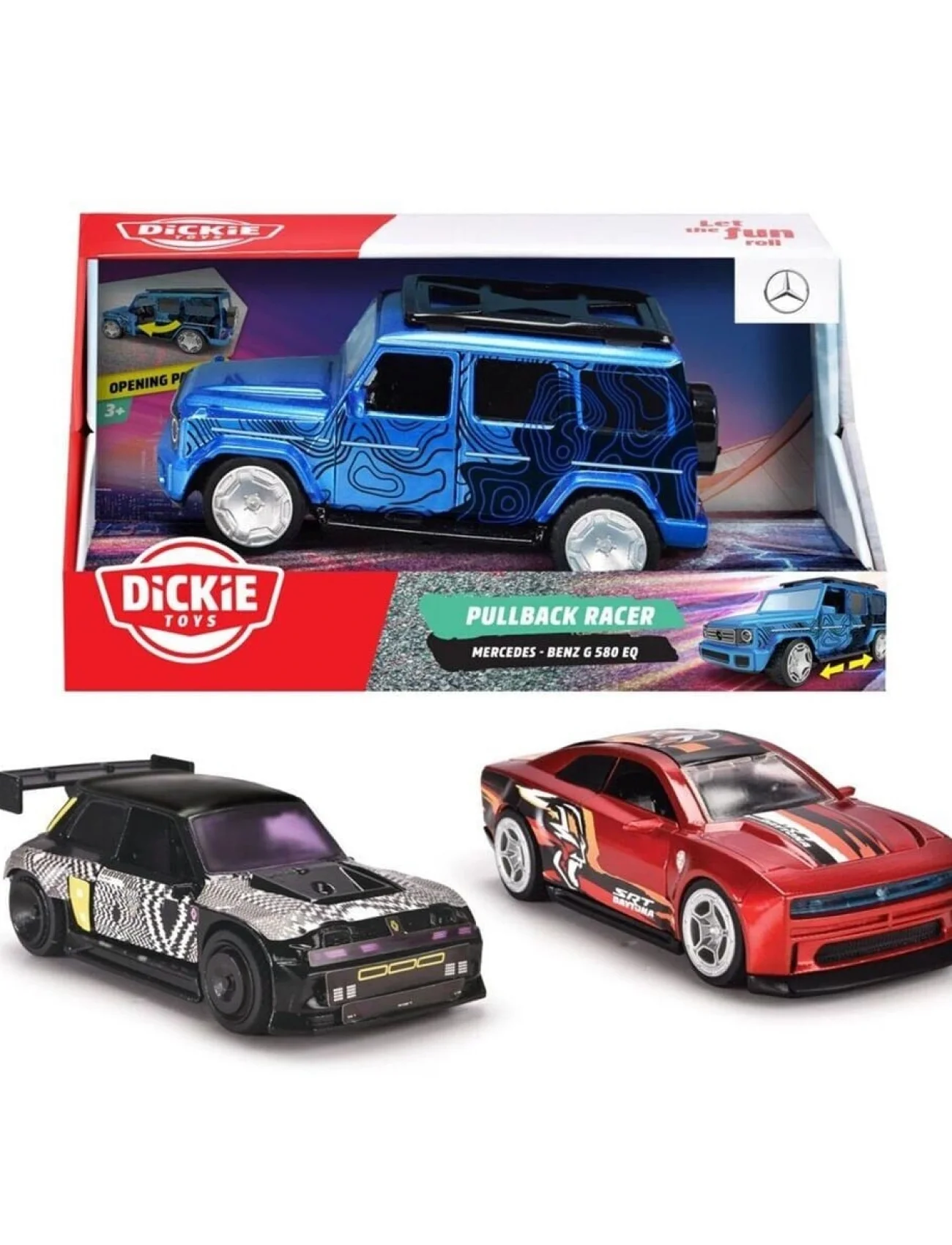 203742013 Pulback Racer 3-asst with pull back steering function opening do