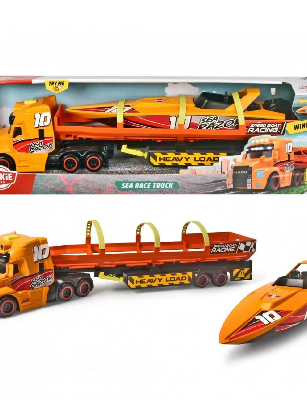 203747009 Dickie, Deniz Yarışı Kamyonu 41 cm