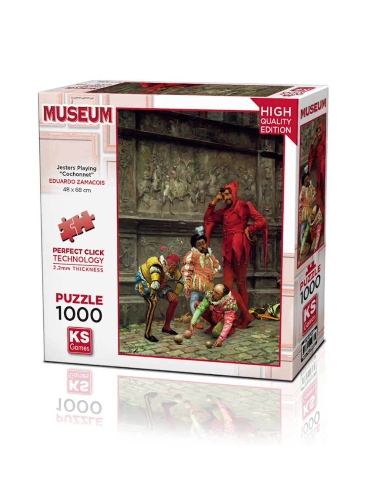 20662 Jesters Playing Cochonnet 1000 Parça Puzzle -KS Puzzle