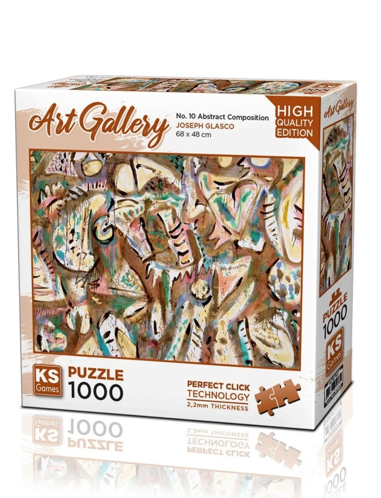 20663 No.10 Abstract Composition 1000 Parça Puzzle