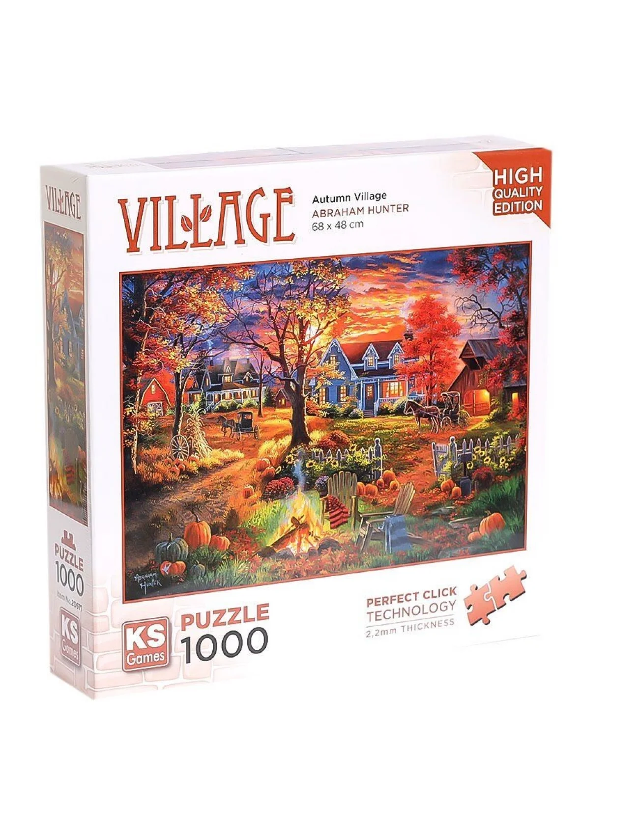 20671 Autumn Village 1000 Parça Puzzle -KS Puzzle