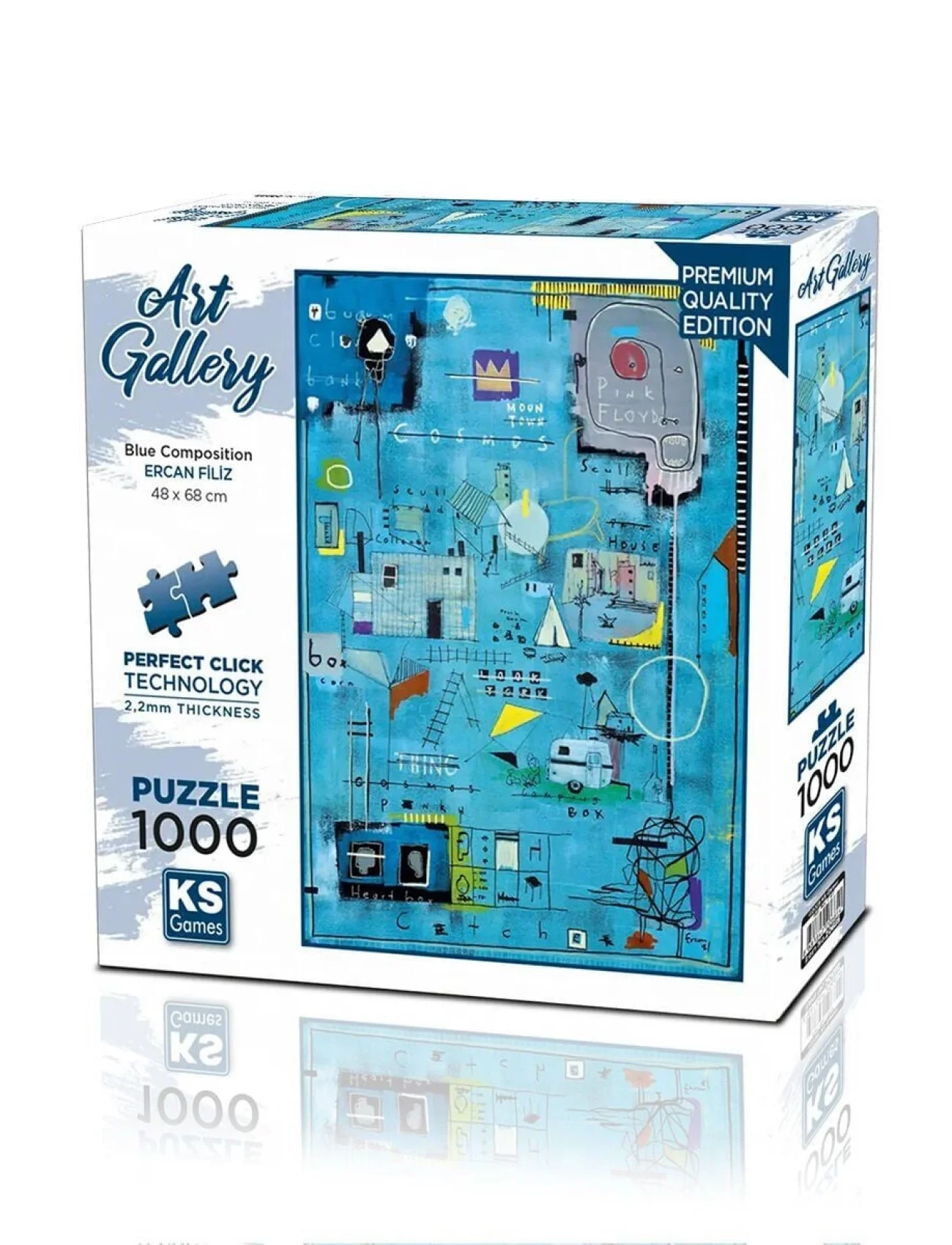 20685 PUZZLE 1000 Blue Composition