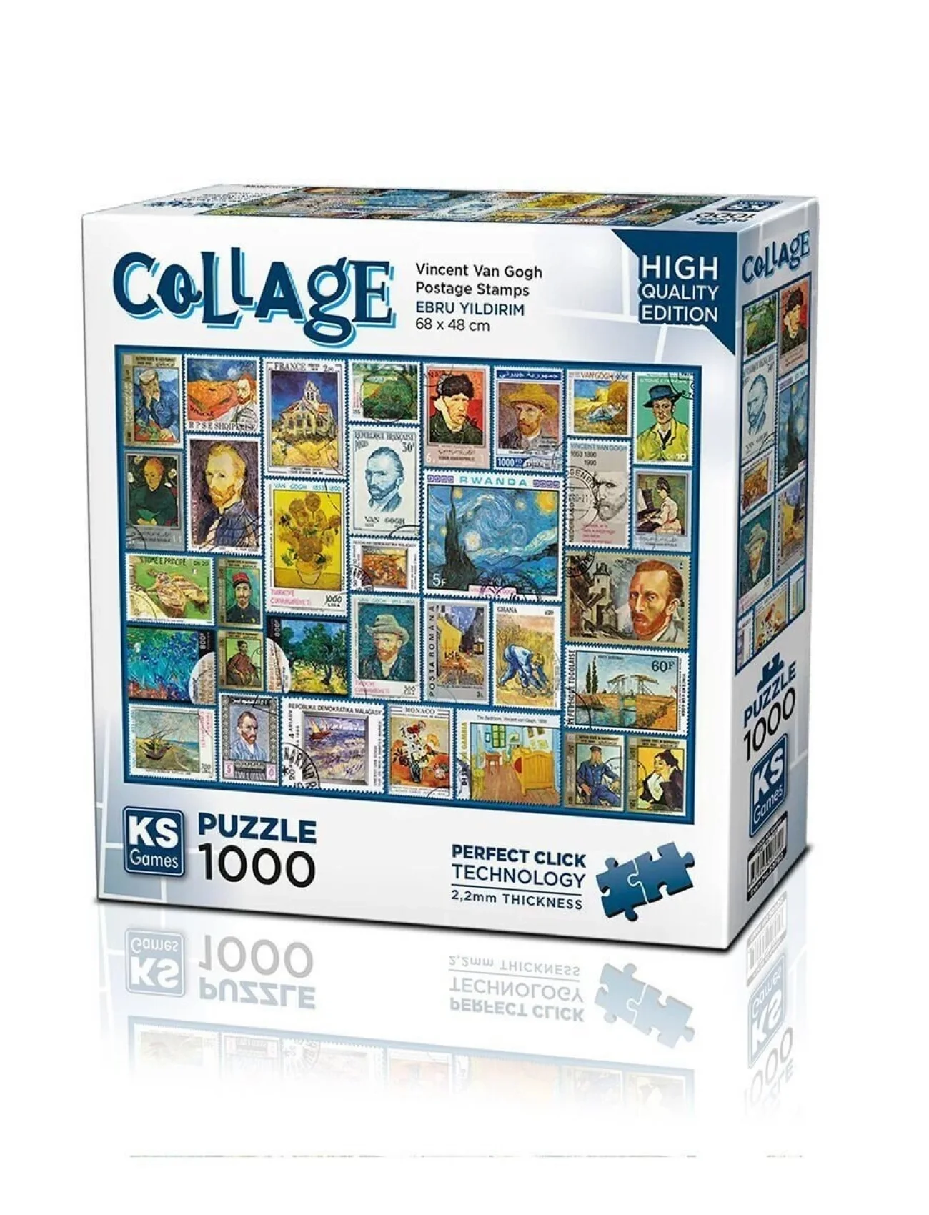 20760 PUZZLE 1000 PULLAR POSTAGE STAMPS