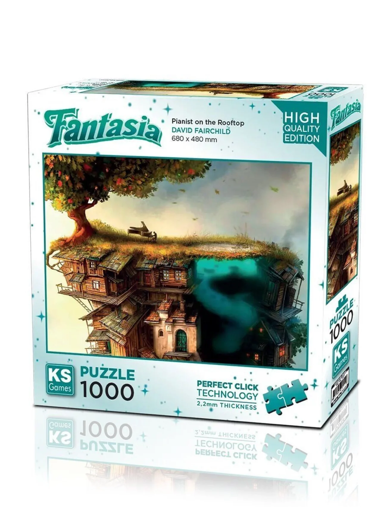 20777 PUZZLE 1000 PLANİST ON THE ROOFTOP