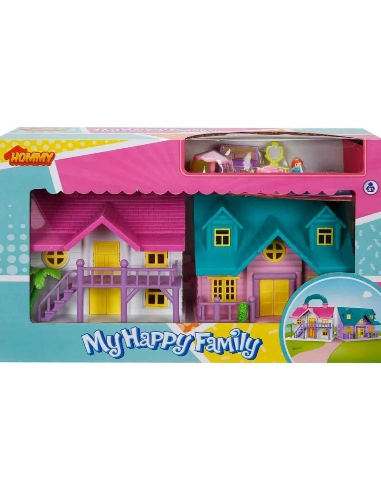 2079 Sunman, 2 Katlı Büyük Ev Oyun Seti Villa