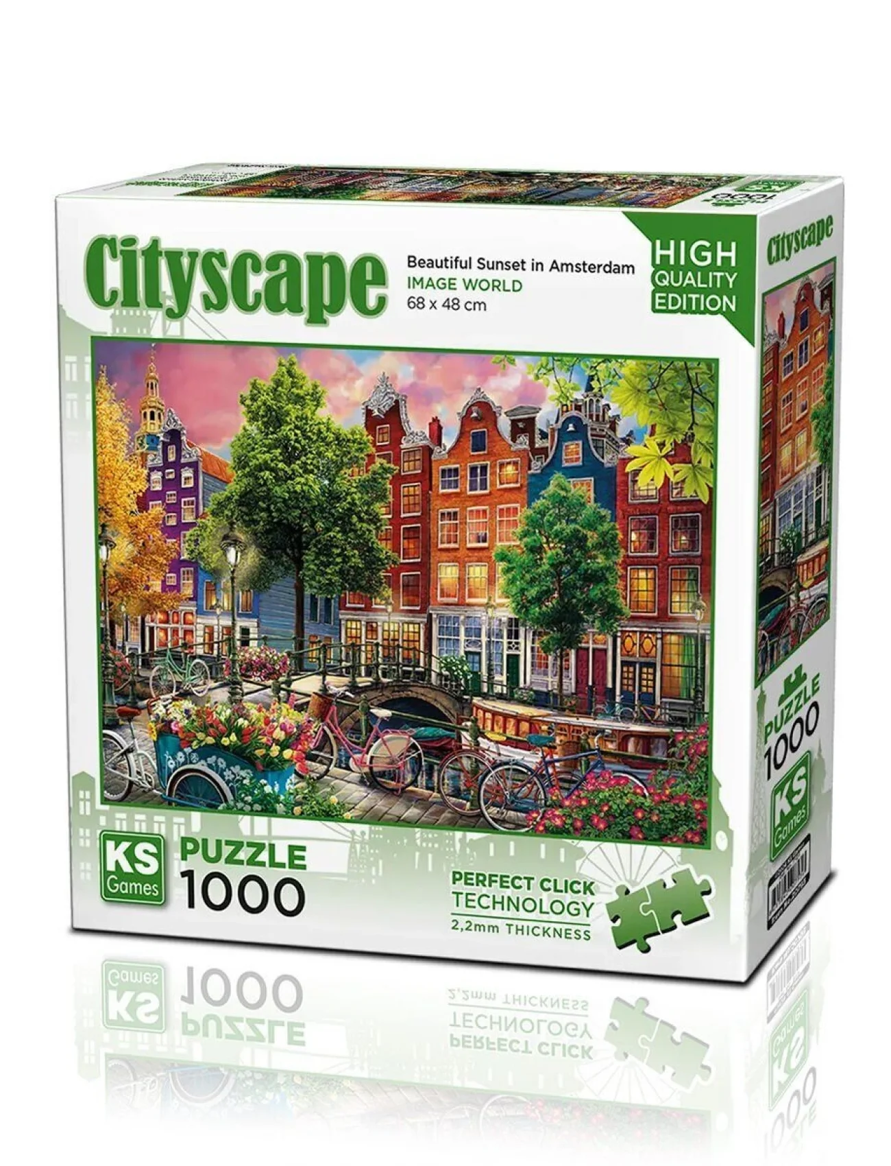 20793 PUZZLE 1000 BEAUTİFUL SUNSET İN AMSTERDAM