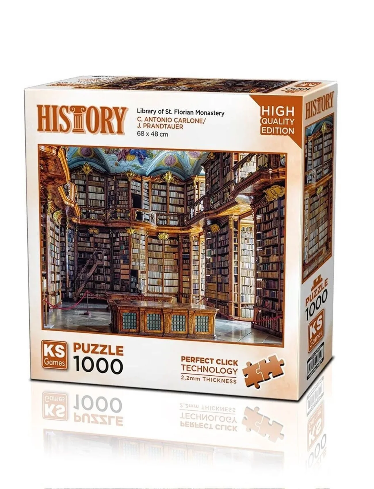 20801 PUZZLE 1000 LİBRARY OF ST.FLORİAN MONASTERY