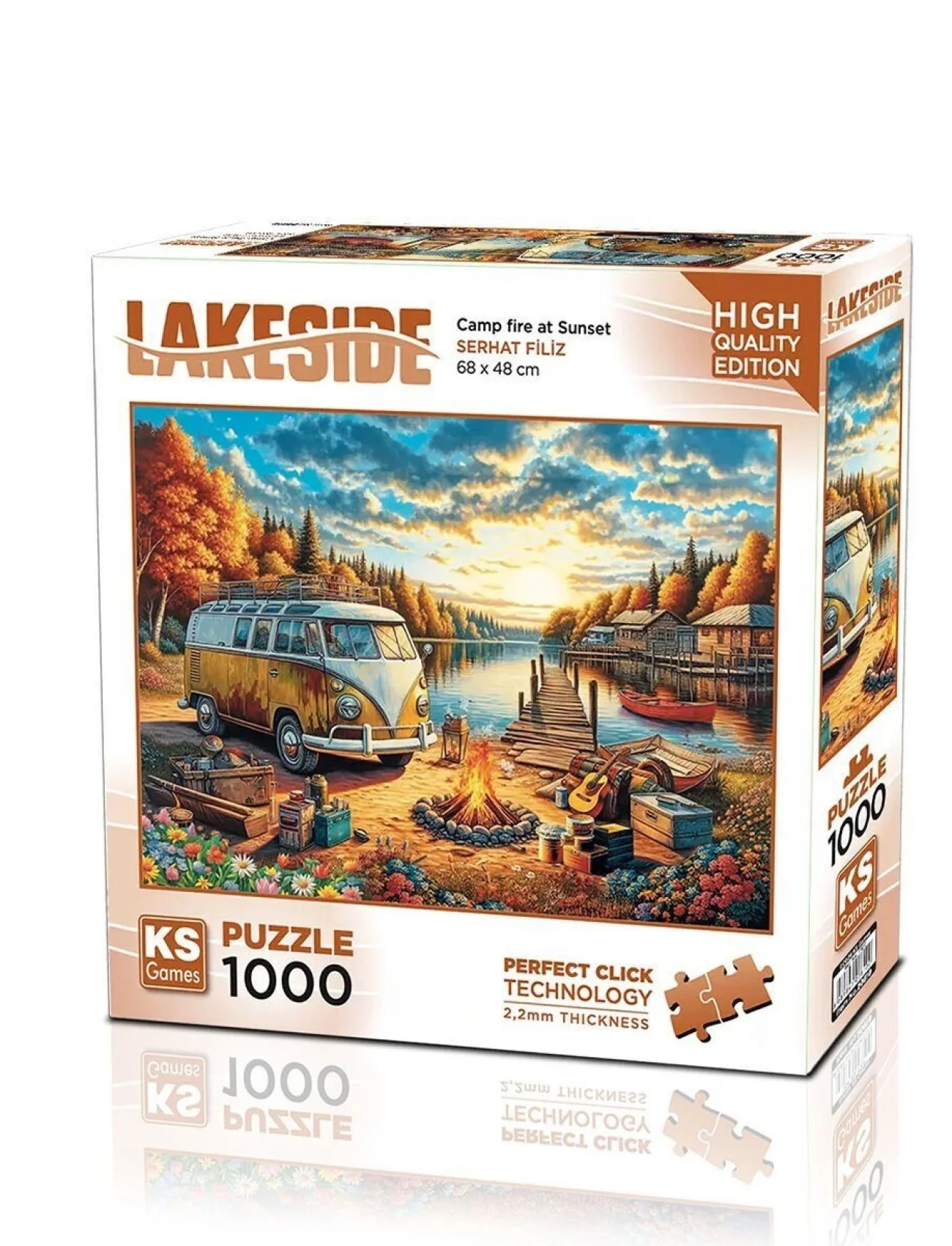 20810 PUZZLE 1000 VOS VOS CAMP FİRE ST SUNSET