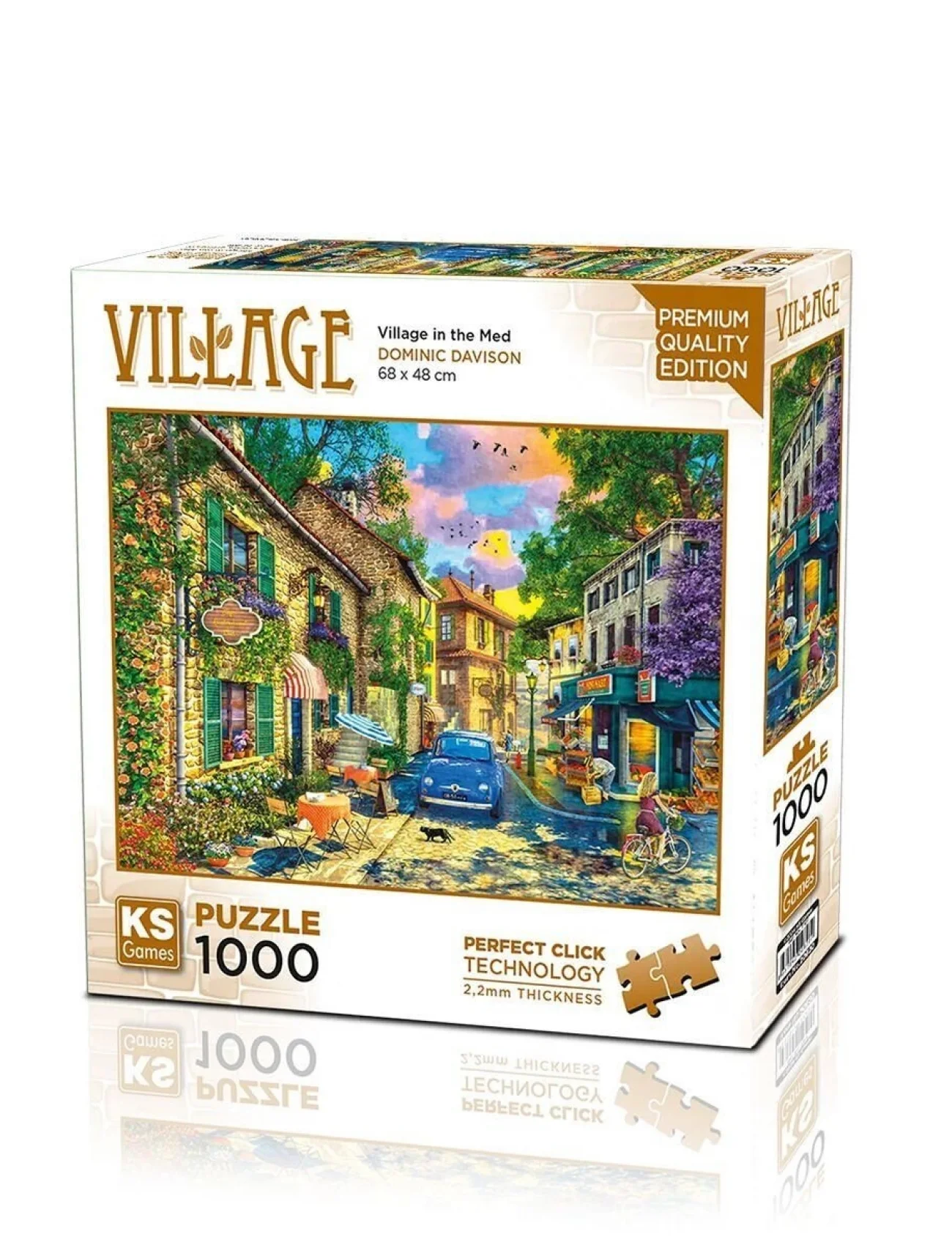 20820 PUZZLE 1000 Village in the Med
