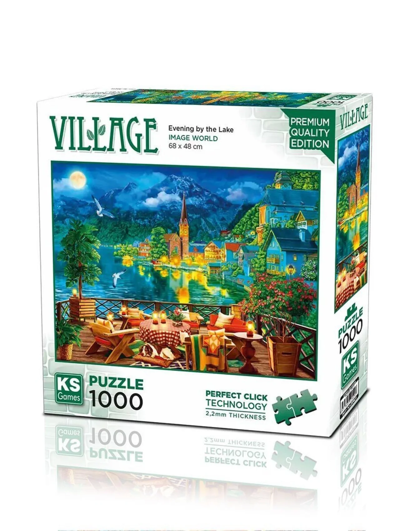 20821 PUZZLE 1000 Evening by the Lake in Hallstatt