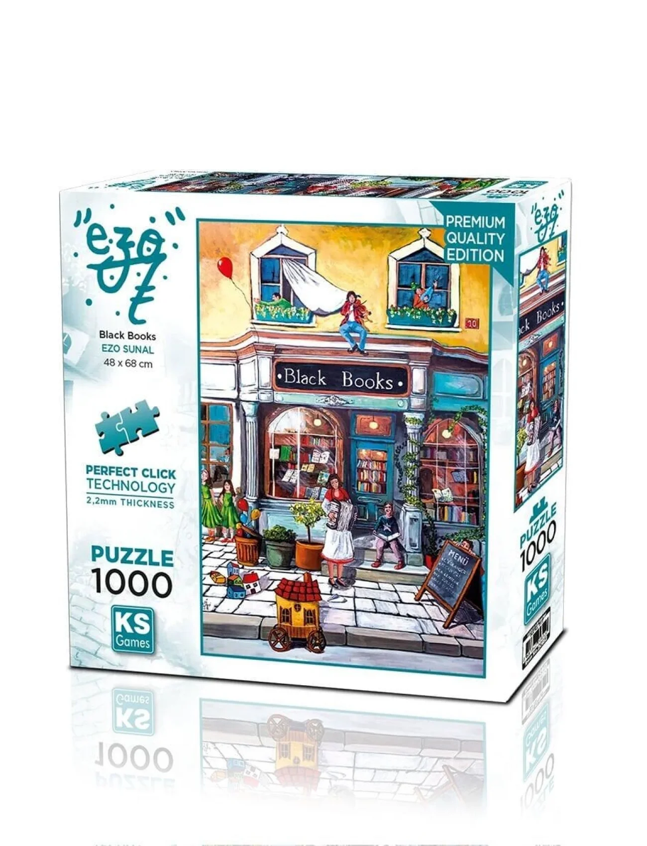 20852 PUZZLE 1000 BLACK BOOKS