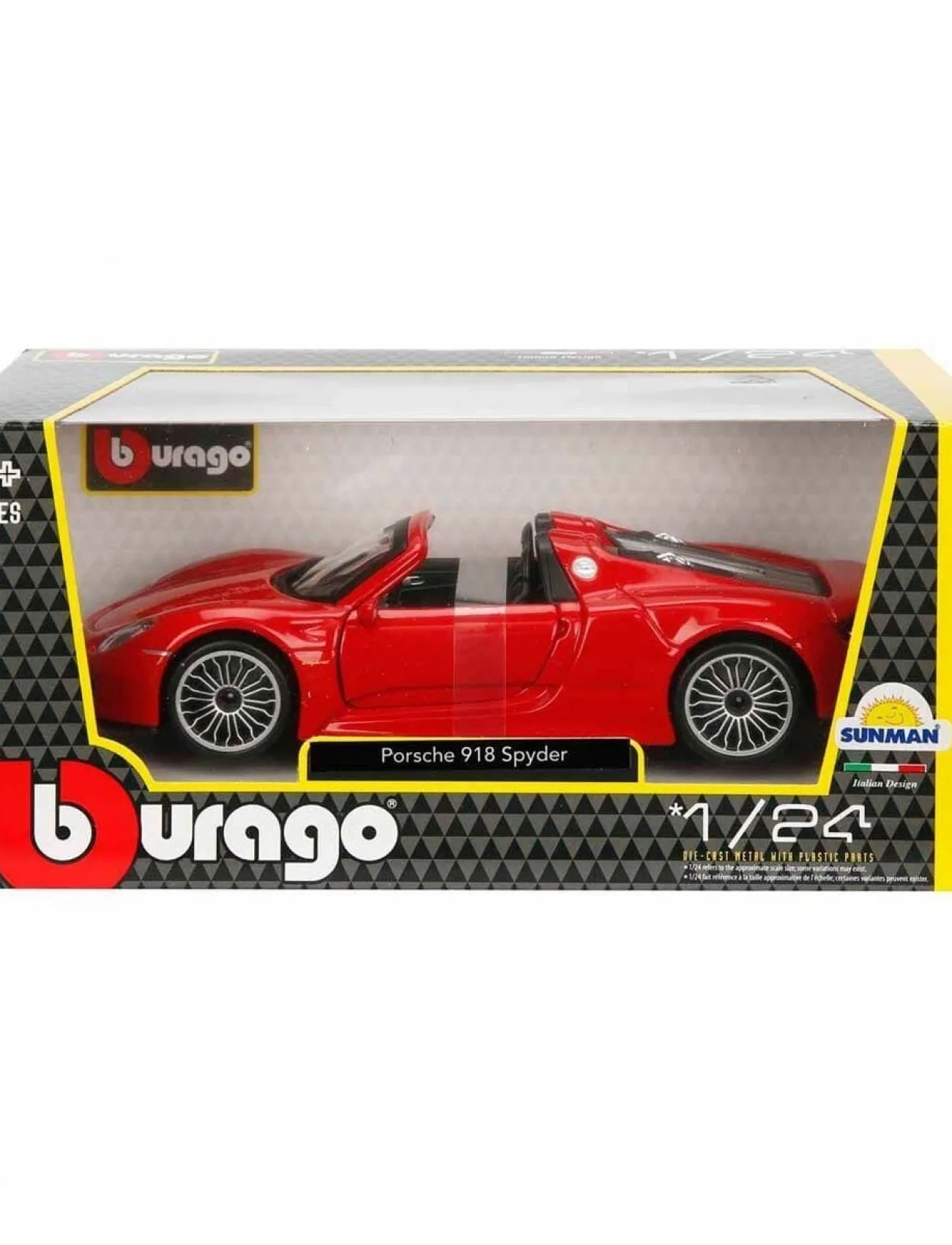 21076  1:24 Porsche 918 Spyder Model Araba -Sunman