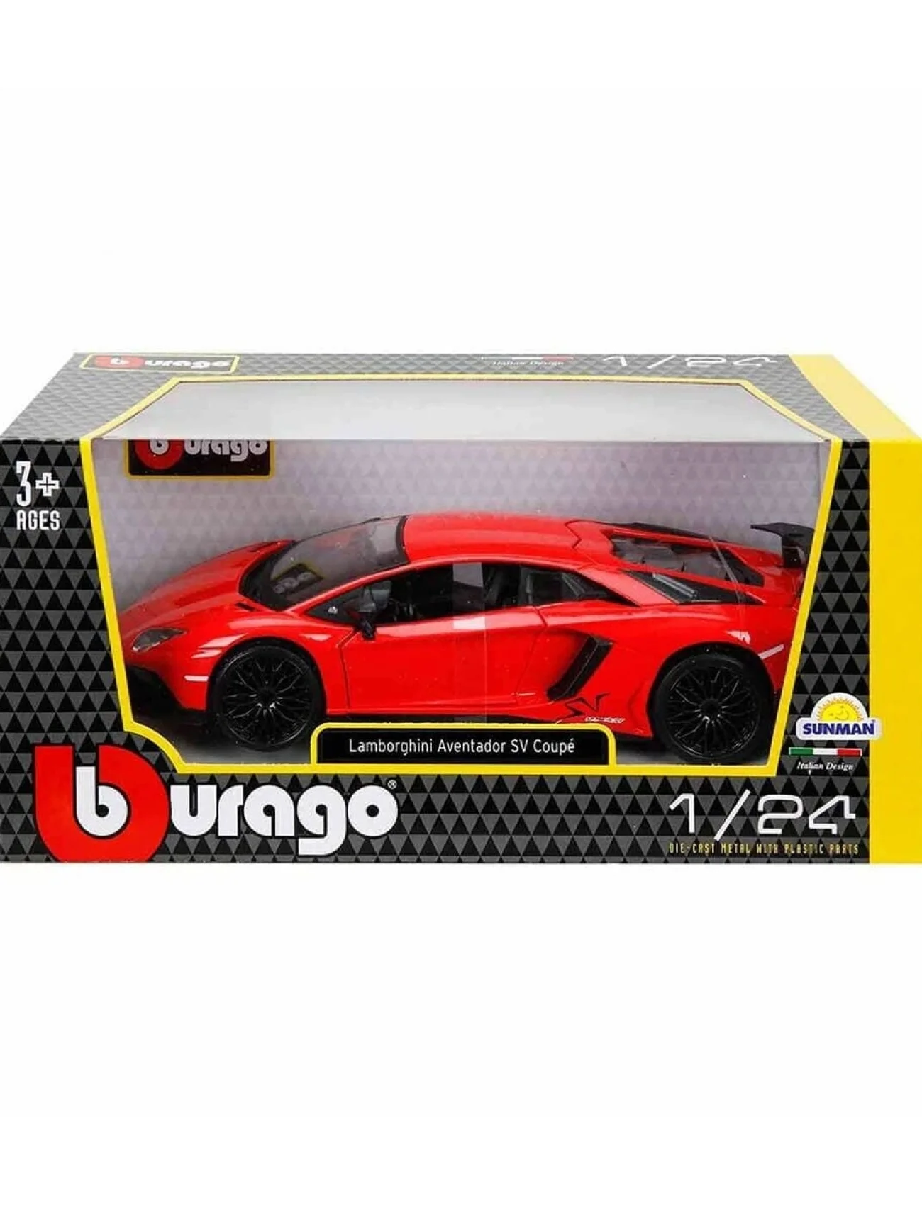21079 SUN-BUR-1 24 LAMBORGHINI AVENTADOR SV COUPE KRMZ